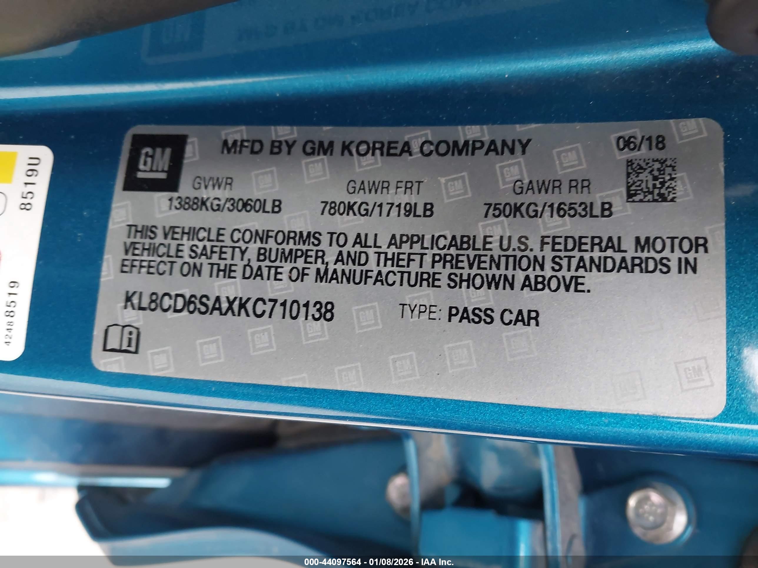 CHEVROLET SPARK image 9
