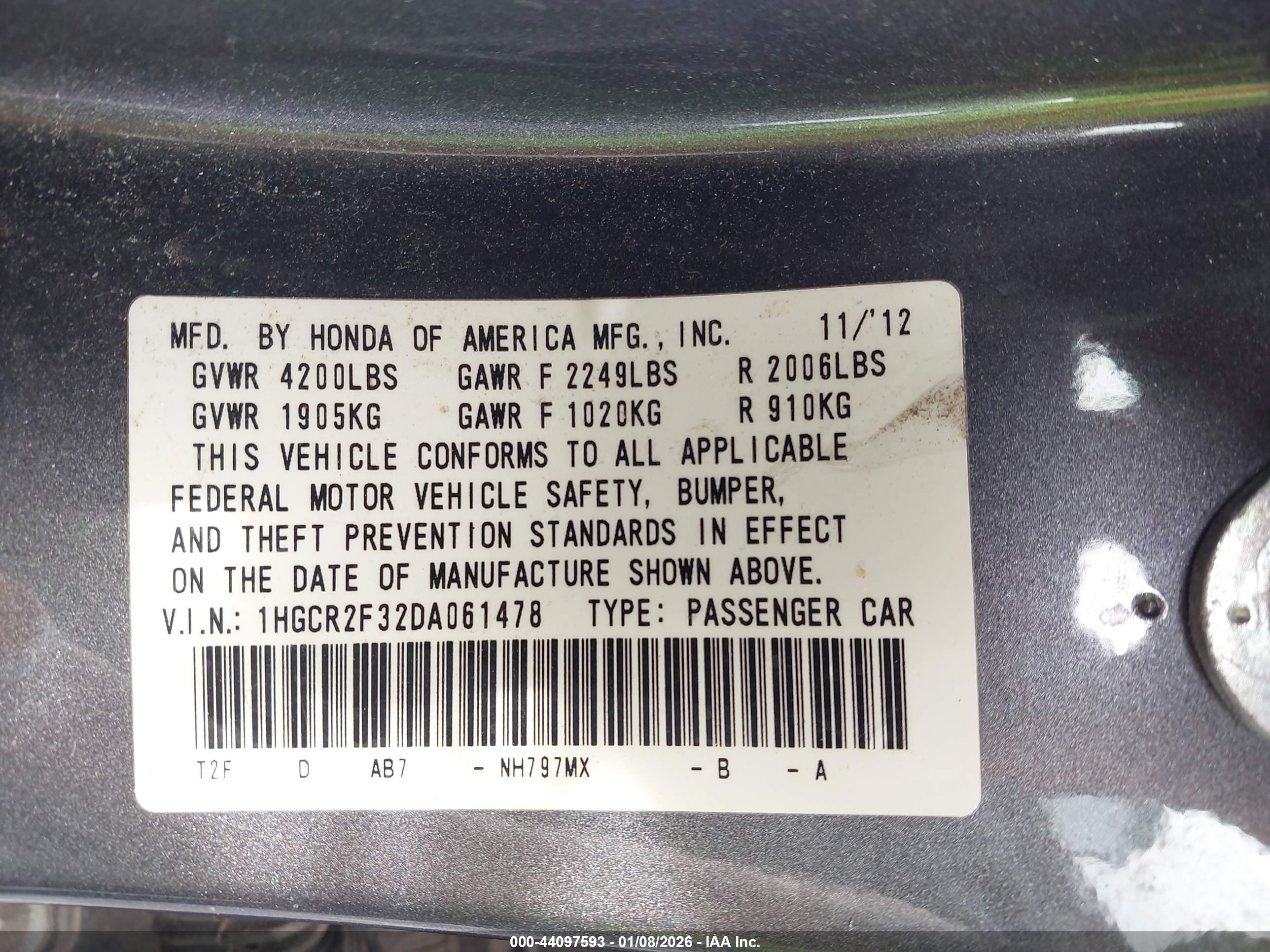 HONDA ACCORD image 9
