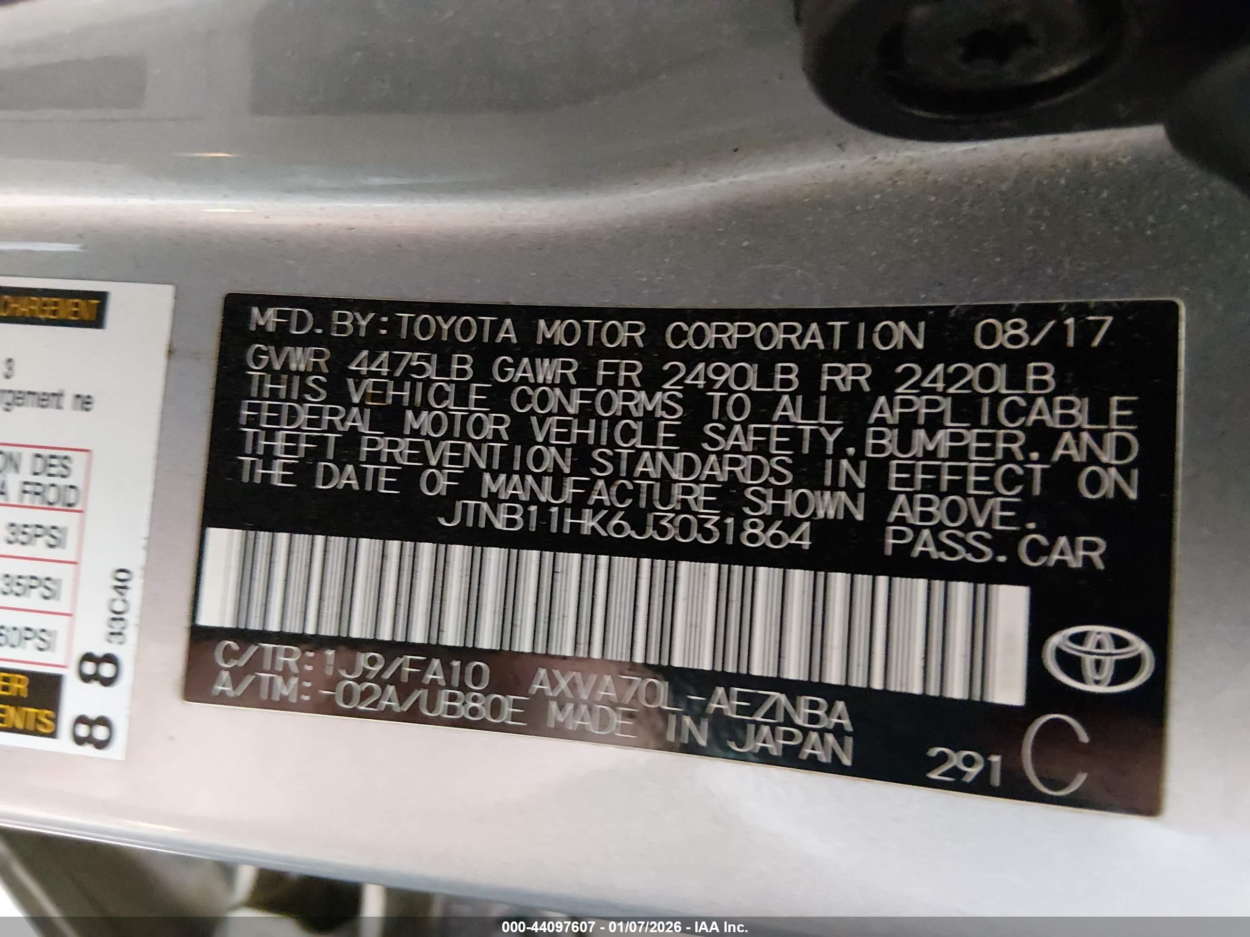 TOYOTA CAMRY image 9