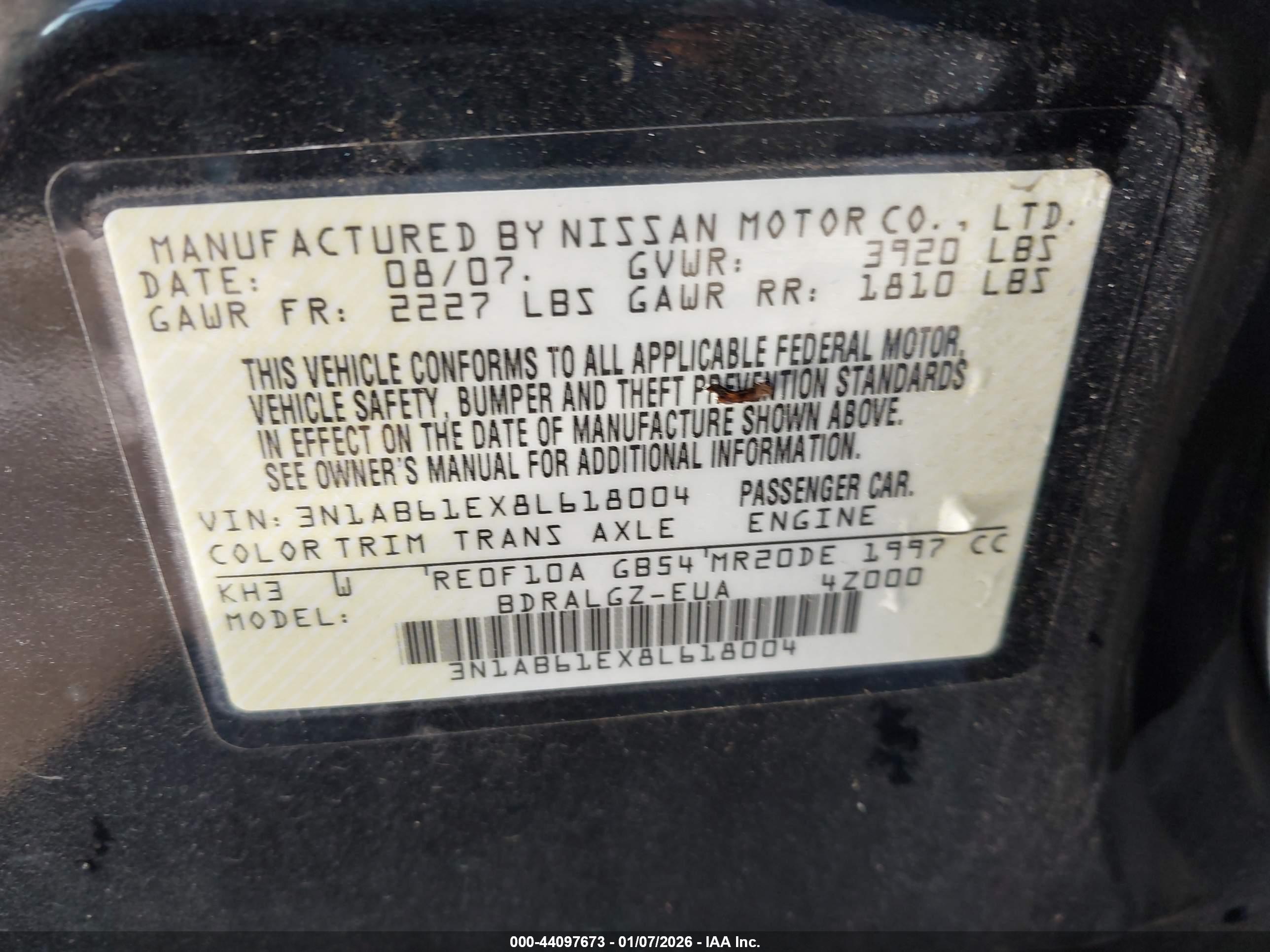 NISSAN SENTRA image 9