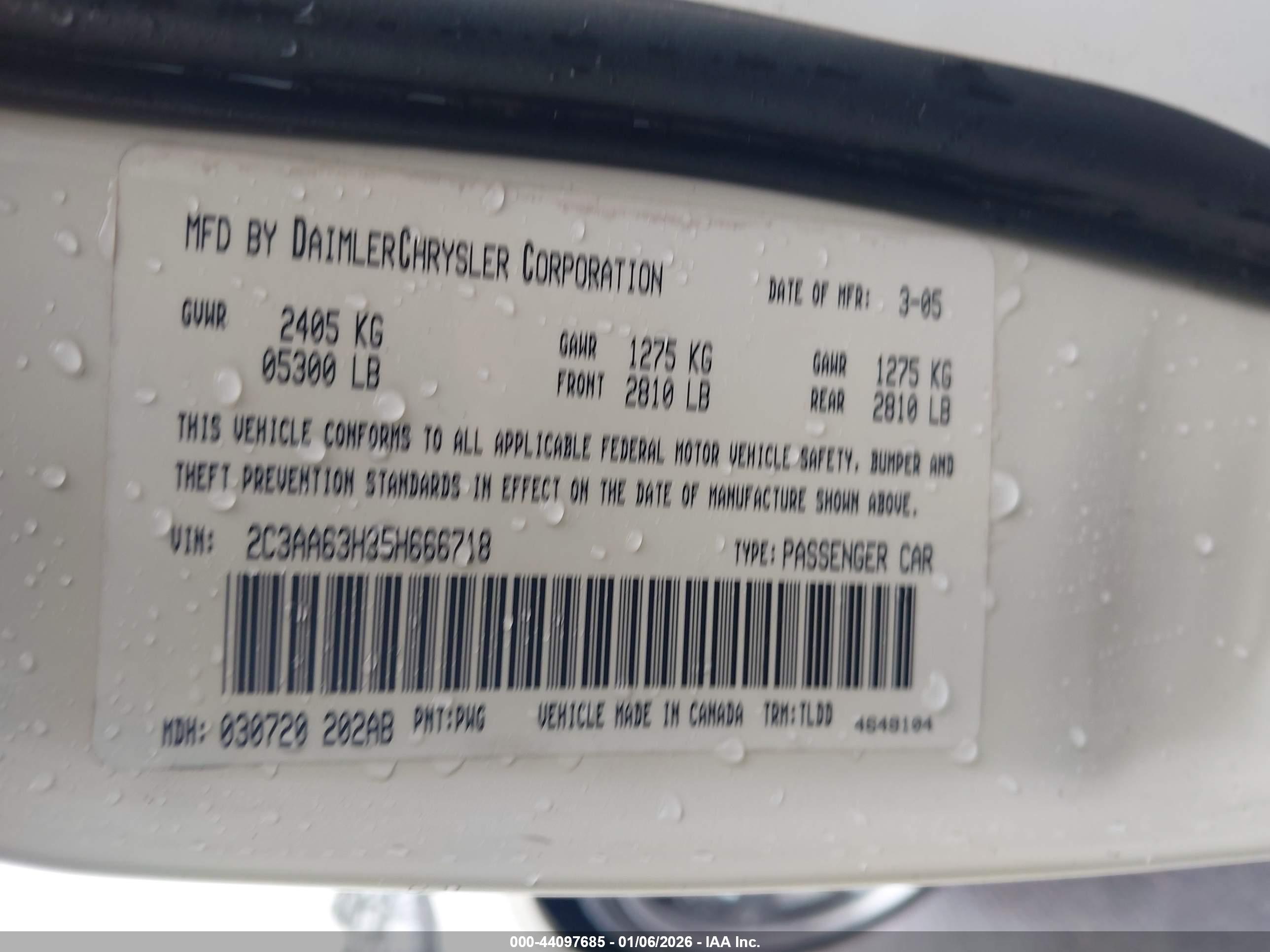 CHRYSLER 300C image 9