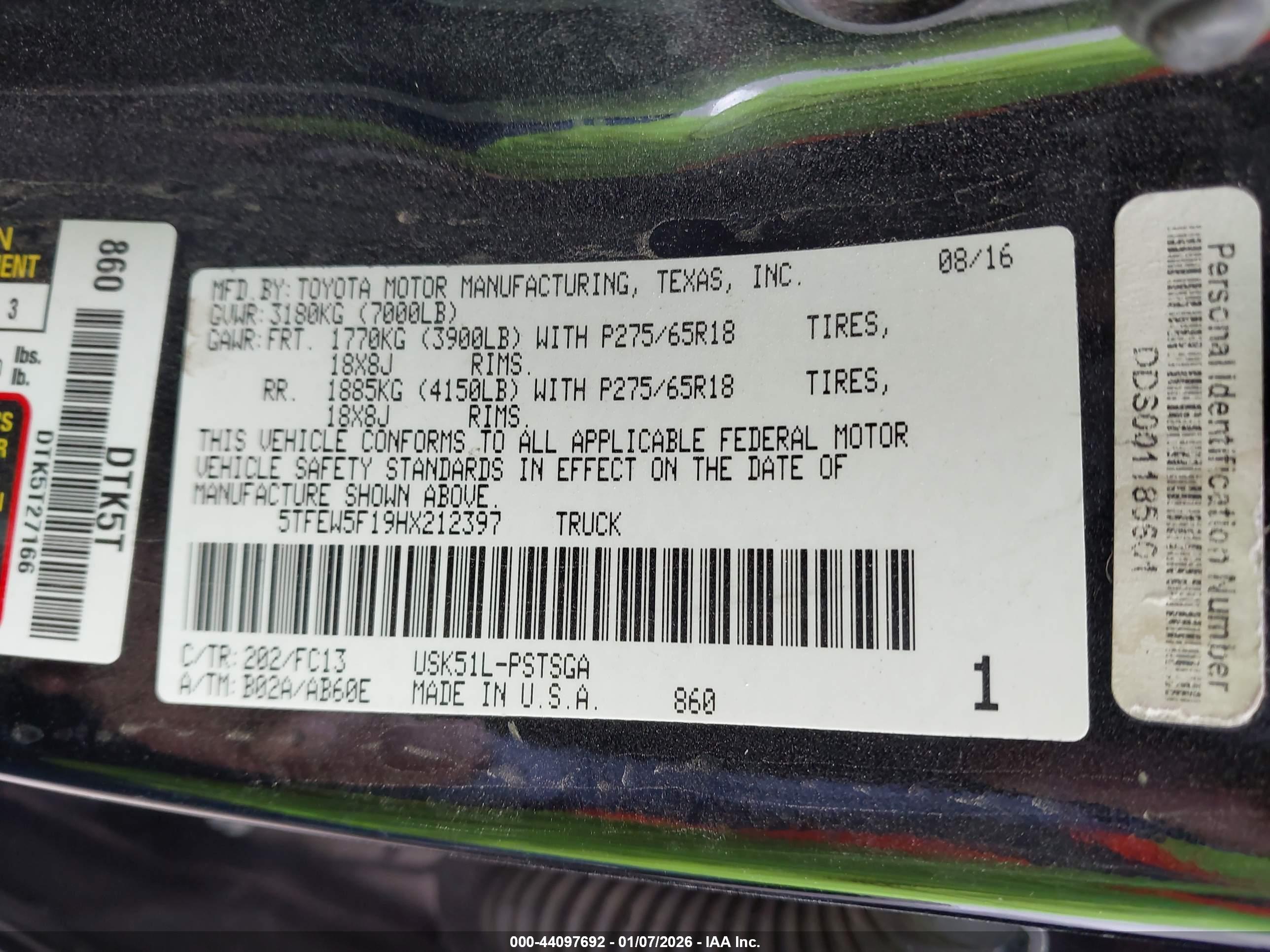 TOYOTA TUNDRA image 9