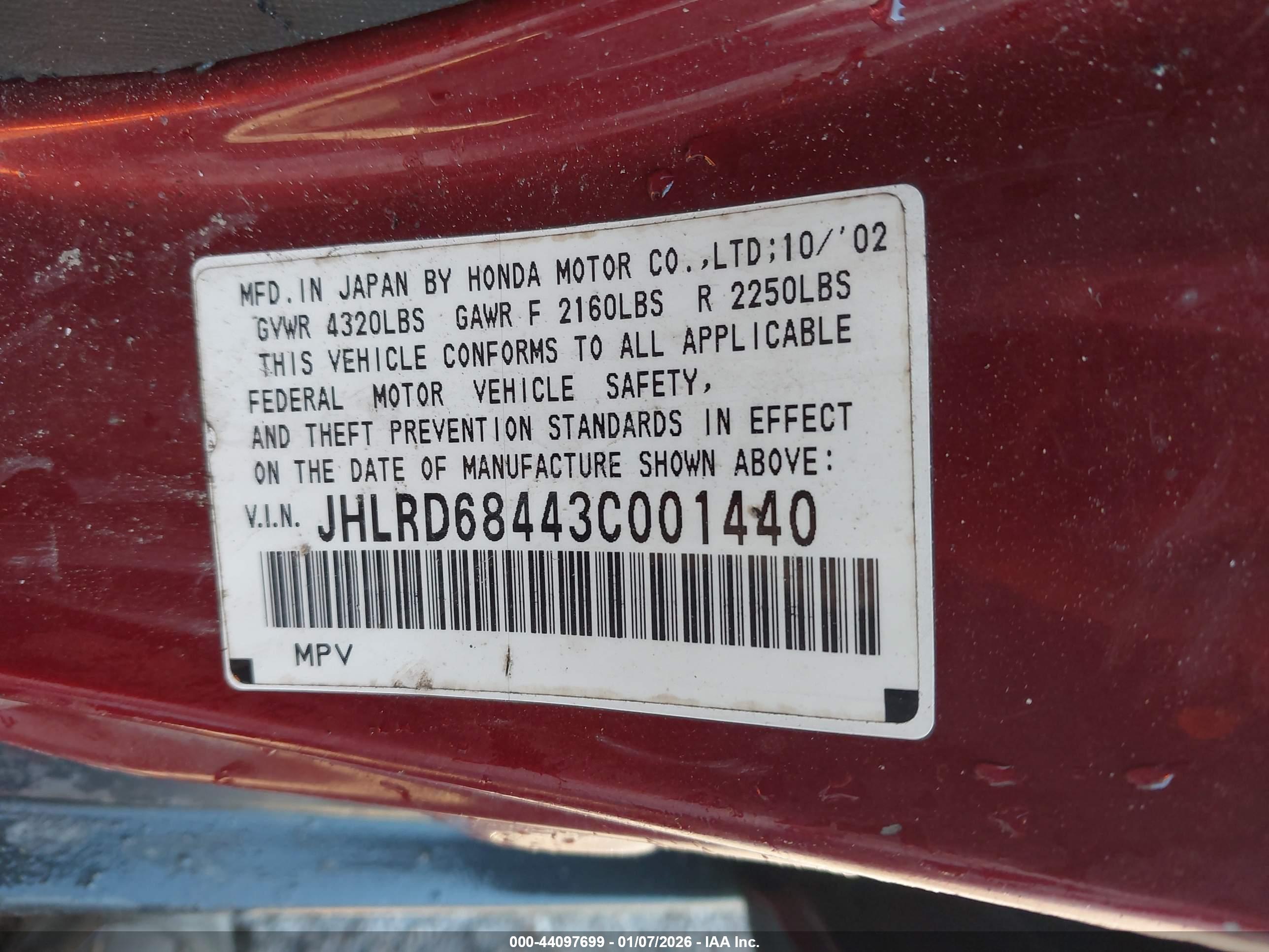 HONDA CR-V image 9