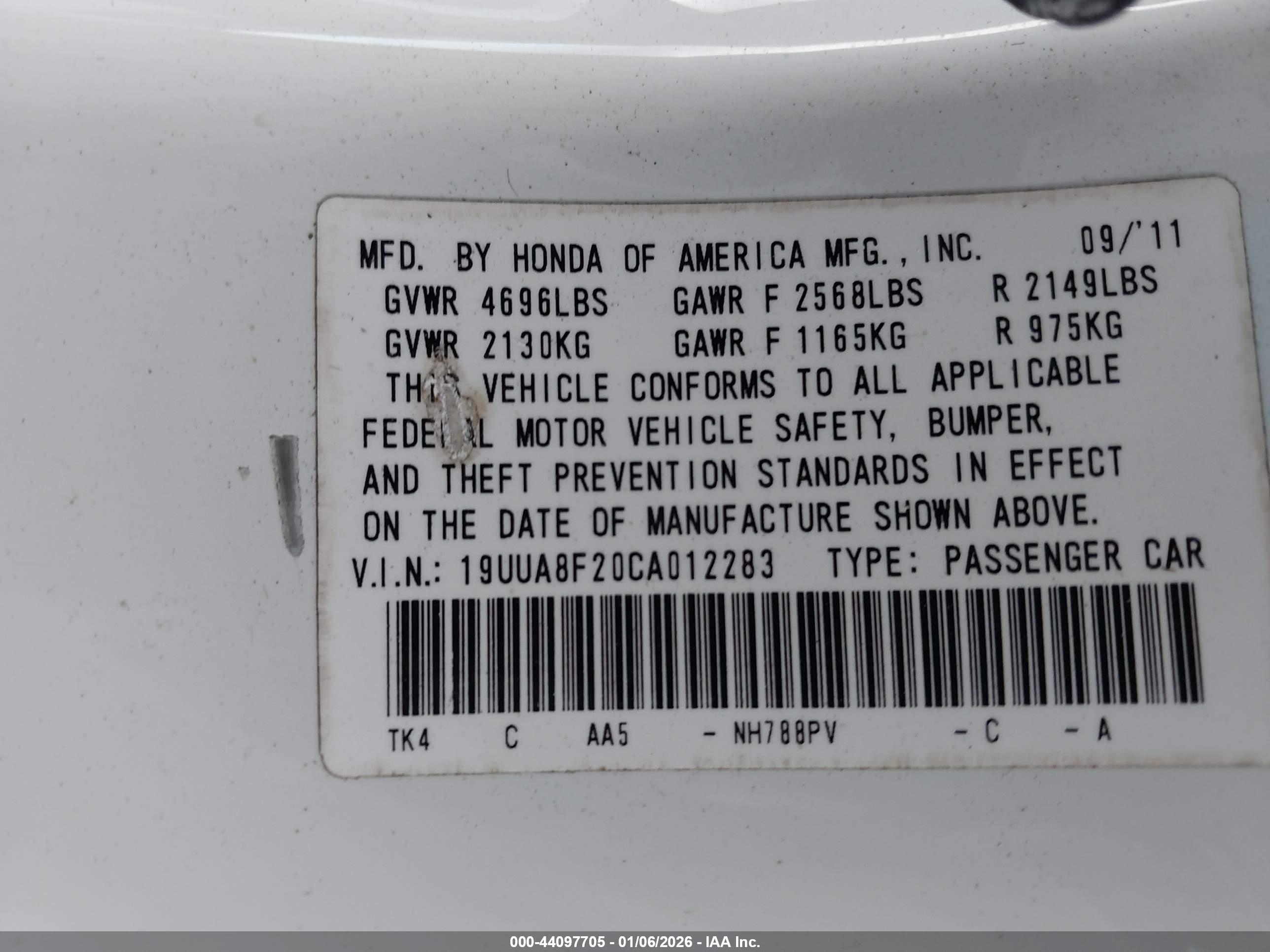 ACURA TL image 9