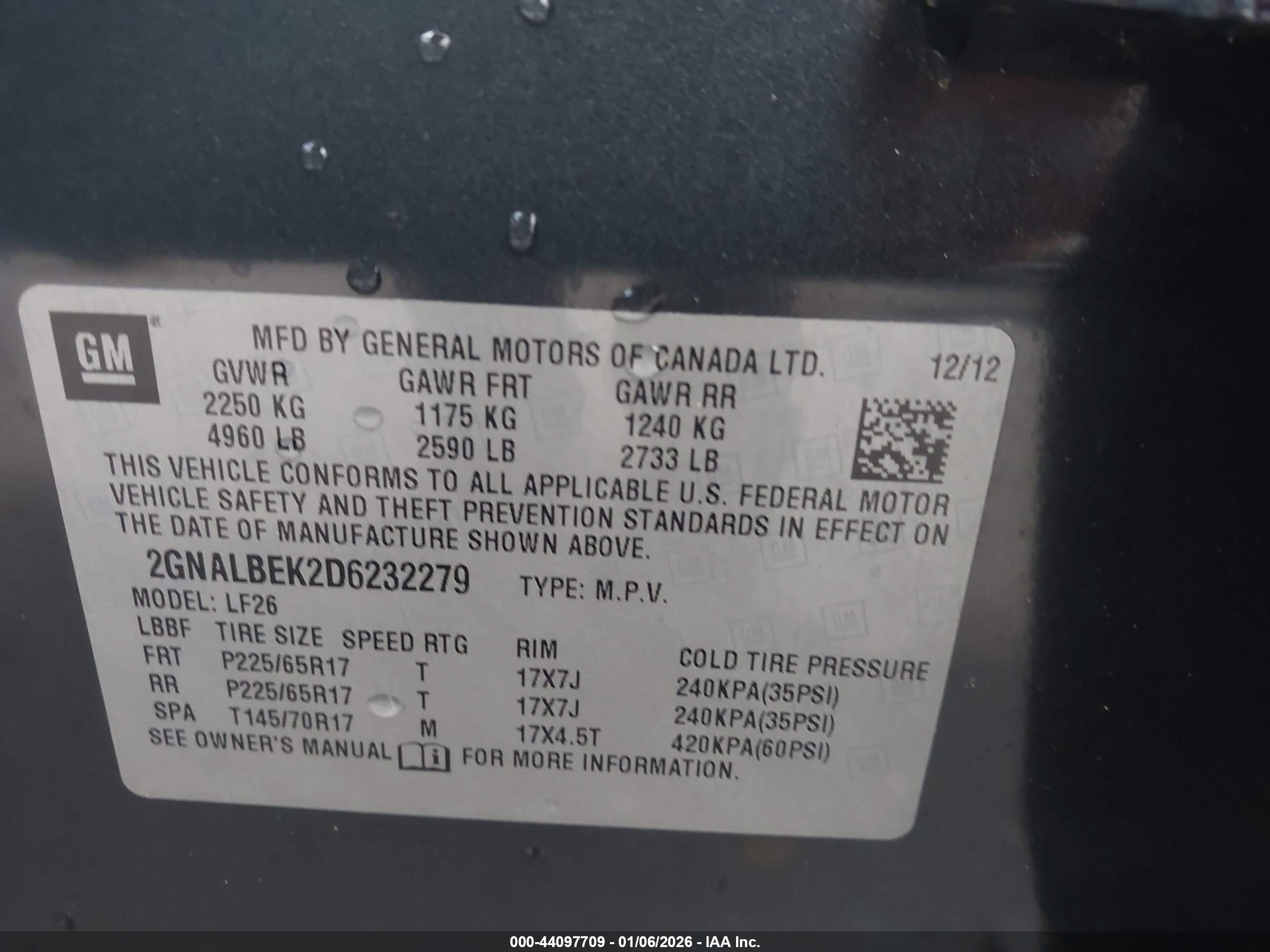 CHEVROLET EQUINOX image 9