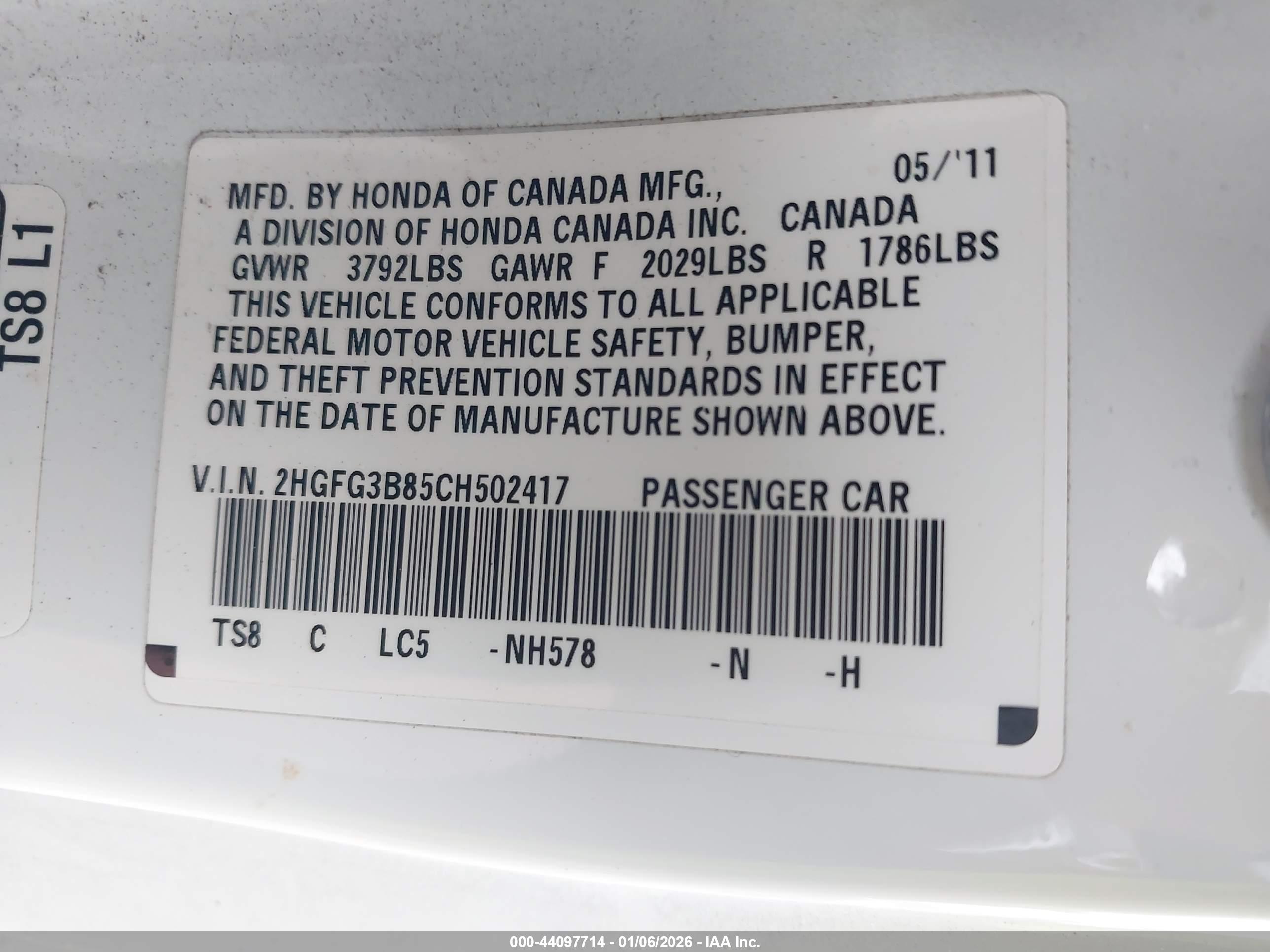 HONDA CIVIC image 9