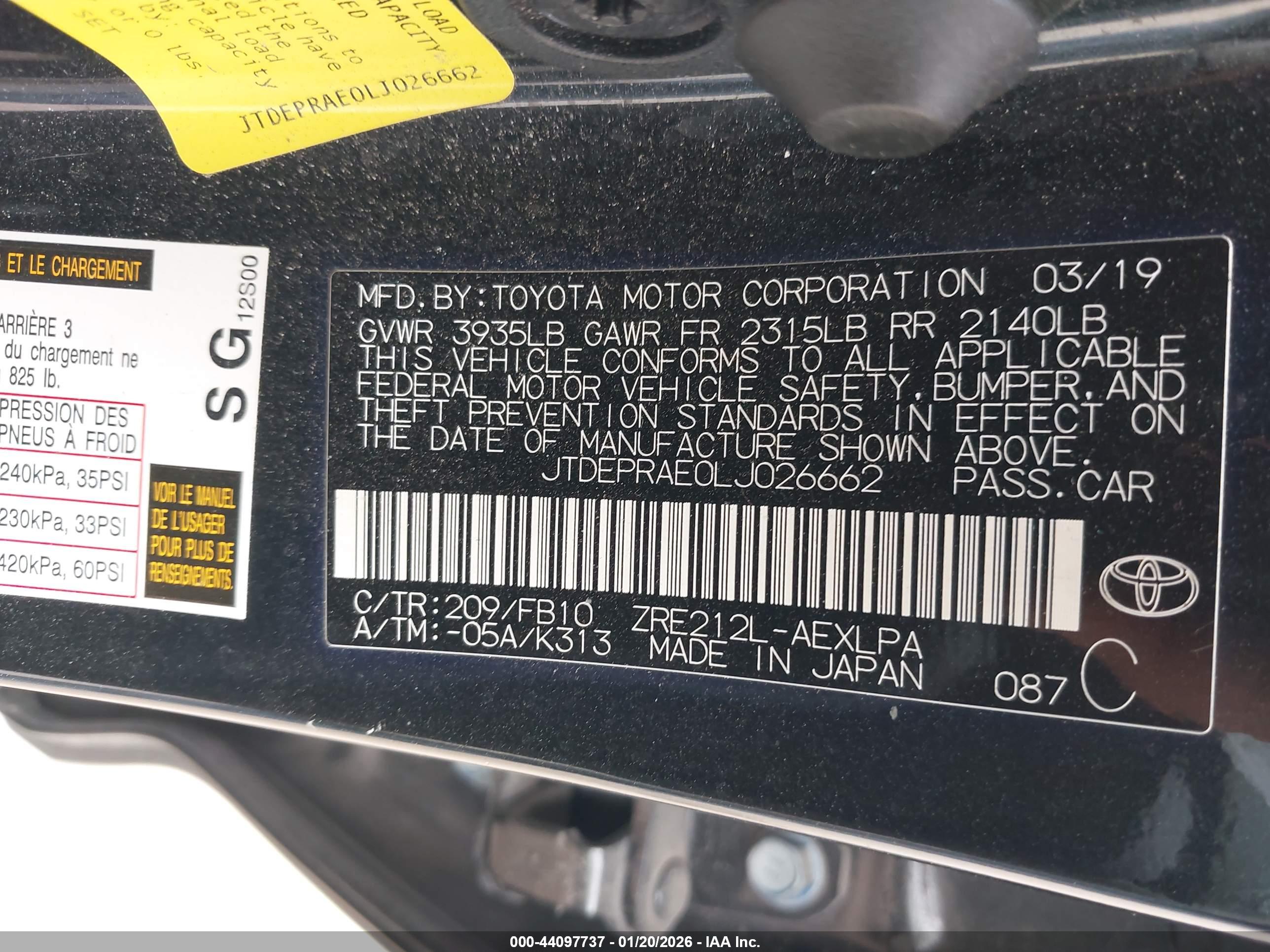TOYOTA COROLLA image 9
