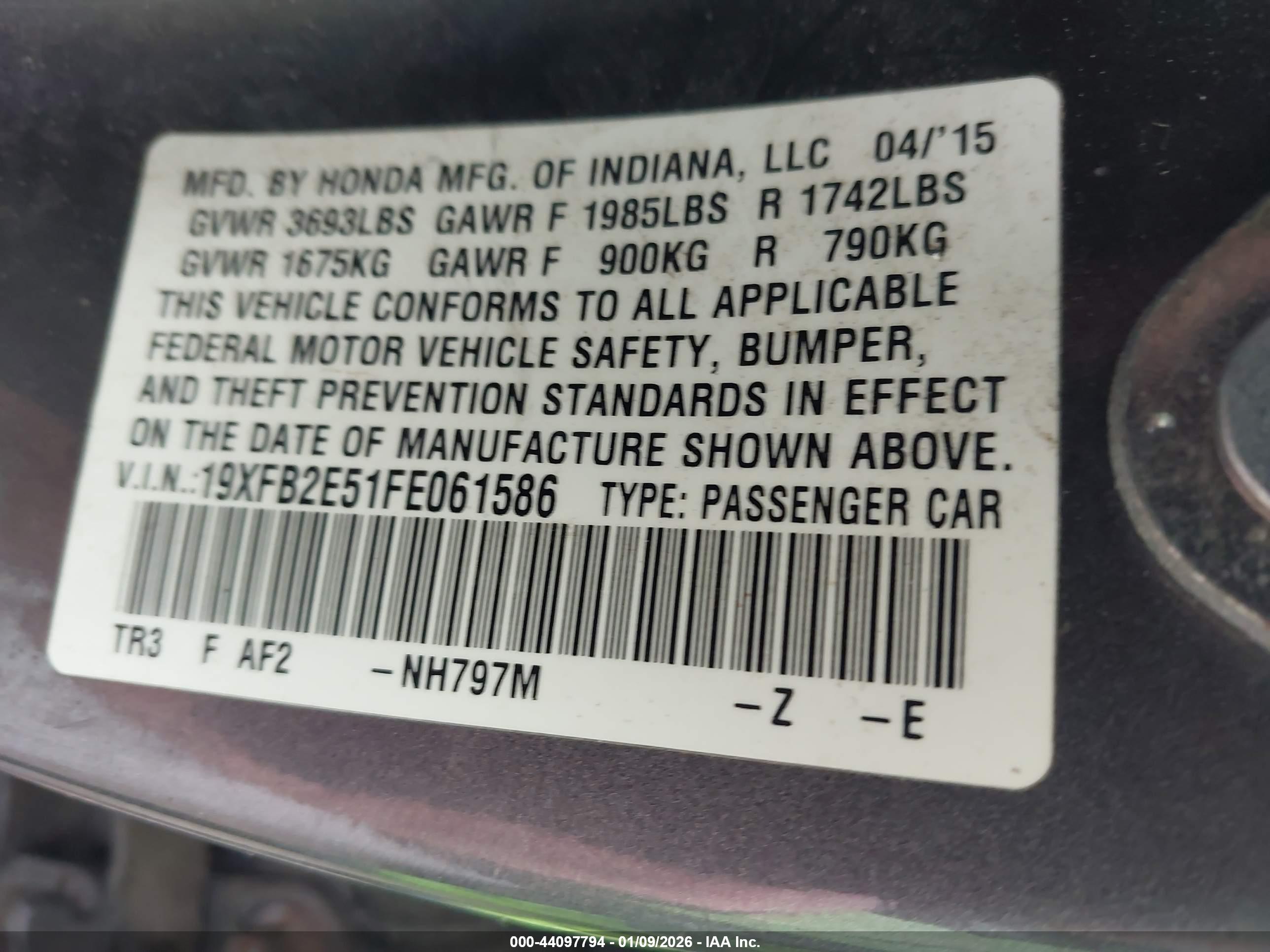 HONDA CIVIC image 9