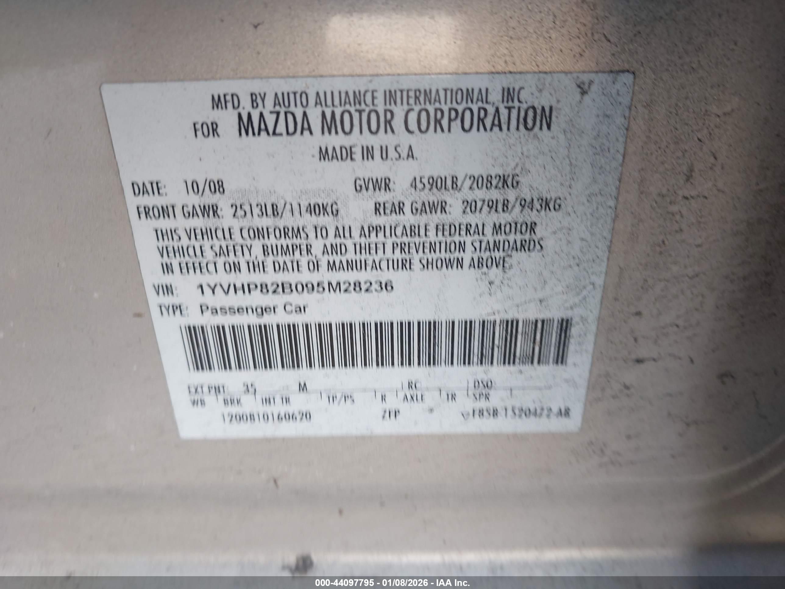 MAZDA MAZDA6 image 9