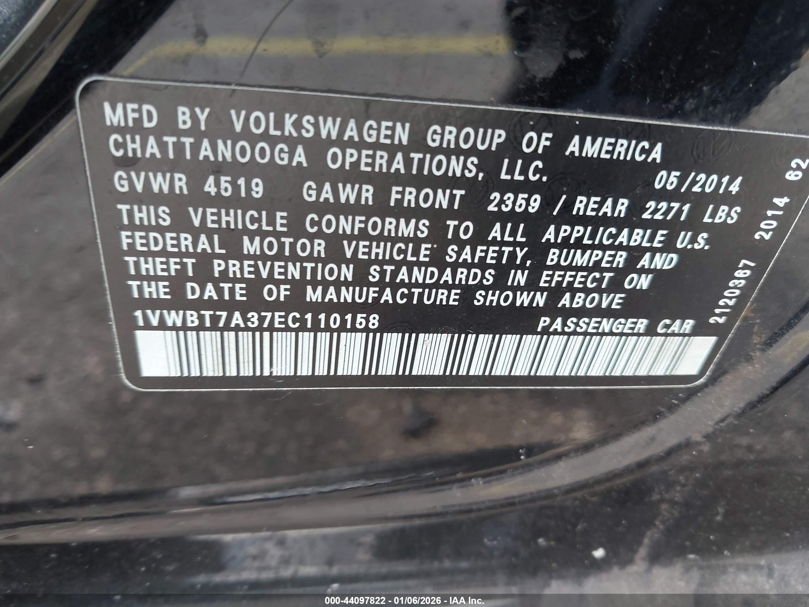 VOLKSWAGEN PASSAT image 9