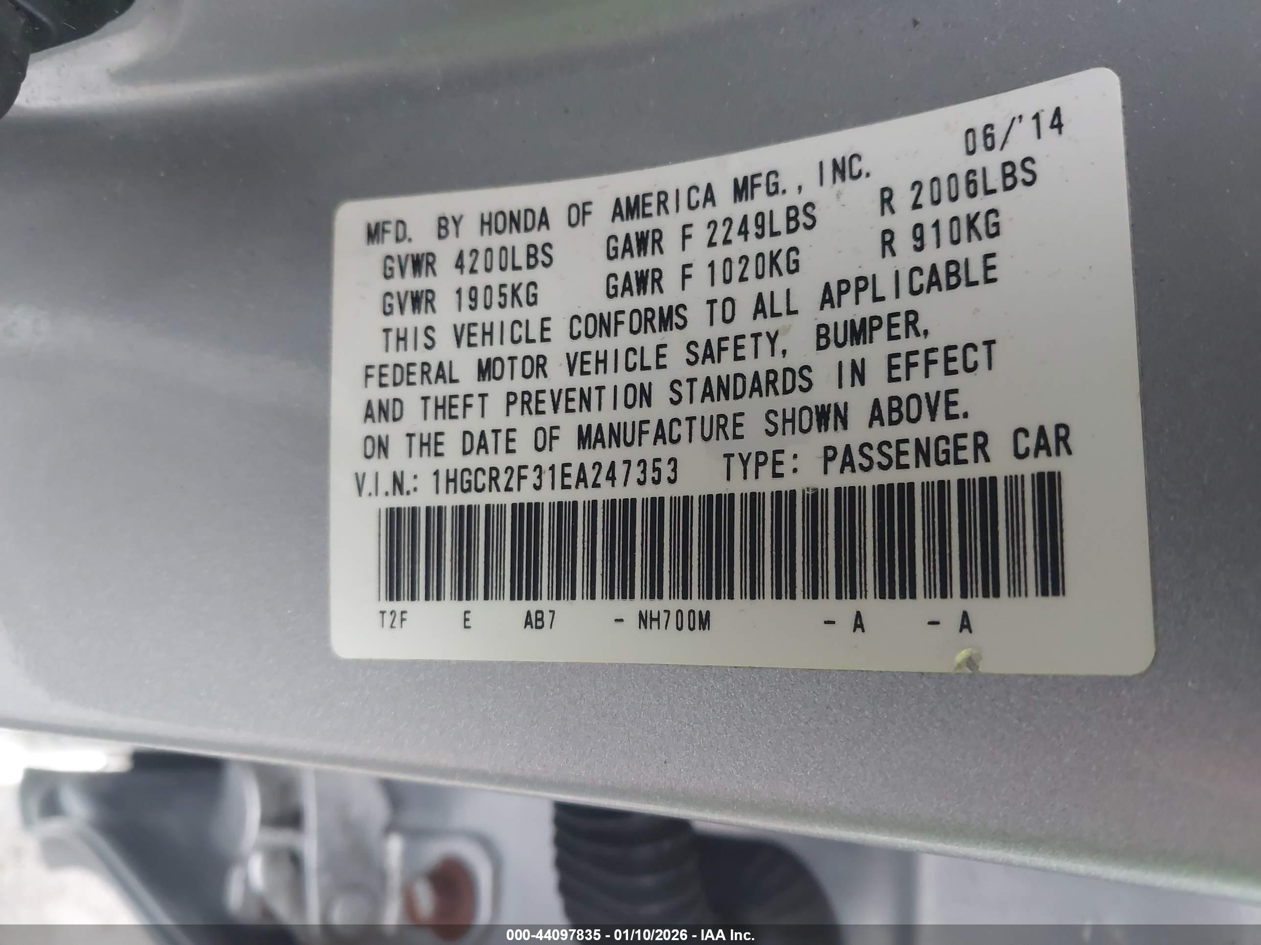 HONDA ACCORD image 9