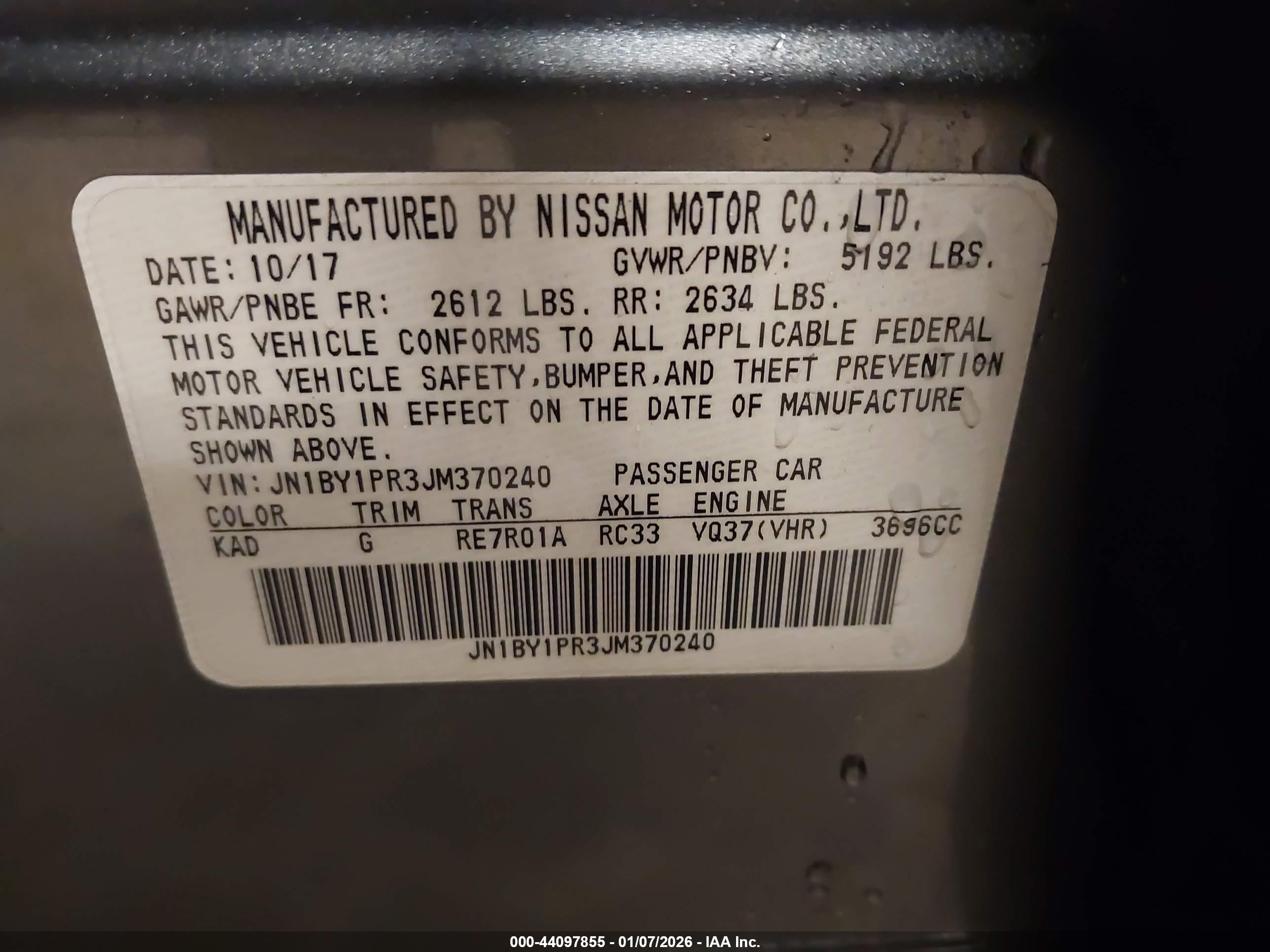 INFINITI Q70L image 9