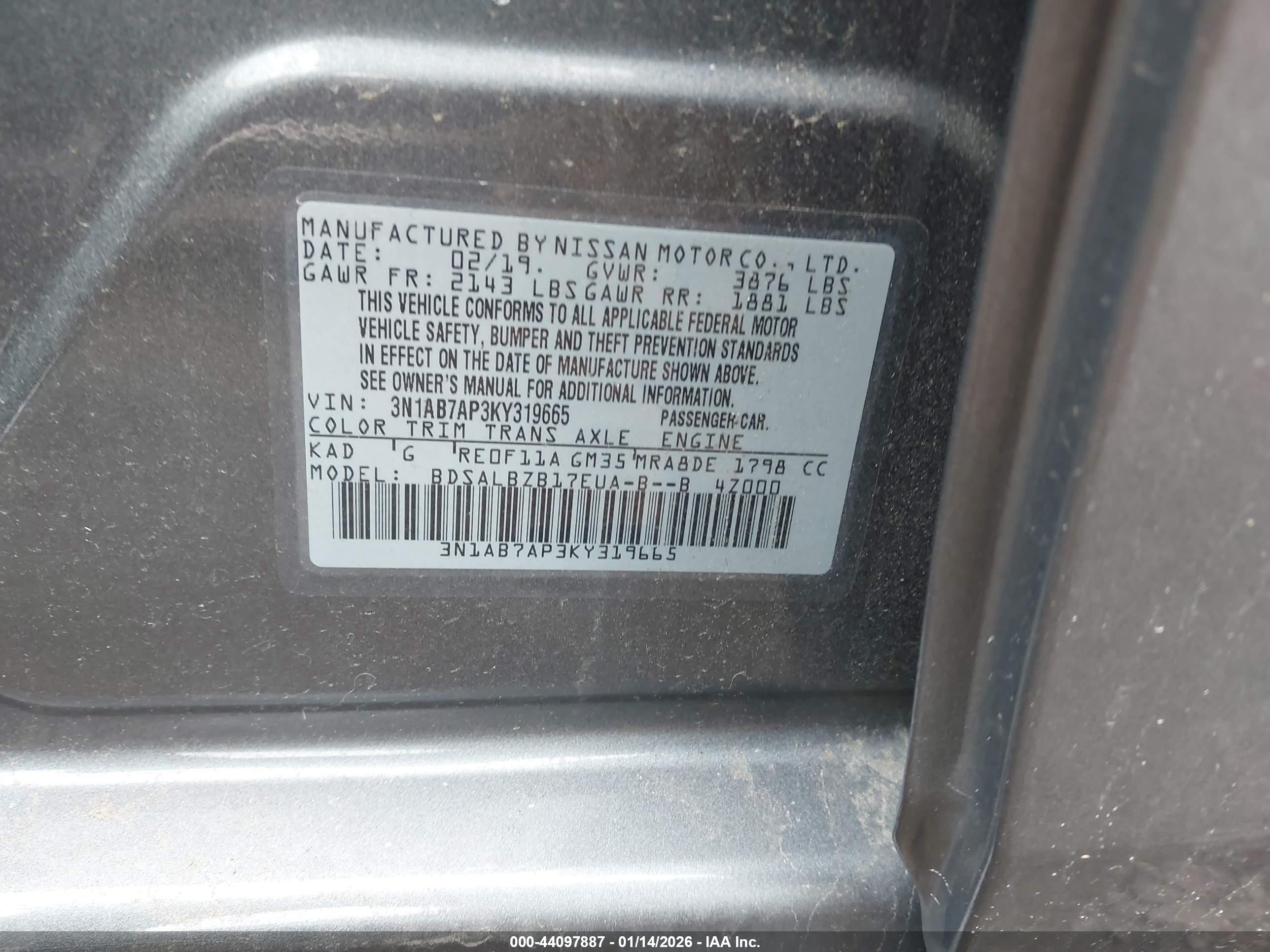 NISSAN SENTRA image 9