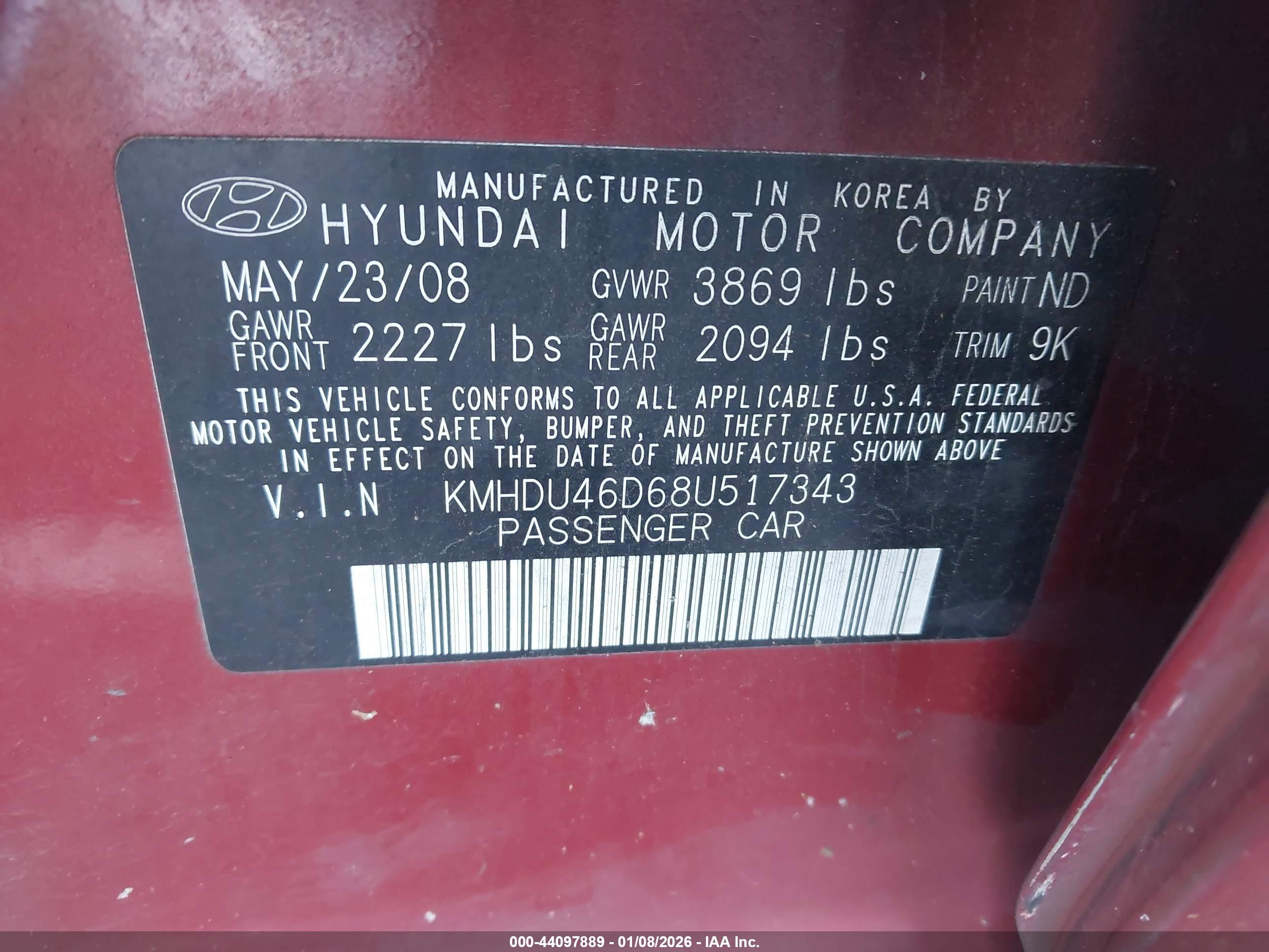 HYUNDAI ELANTRA image 9