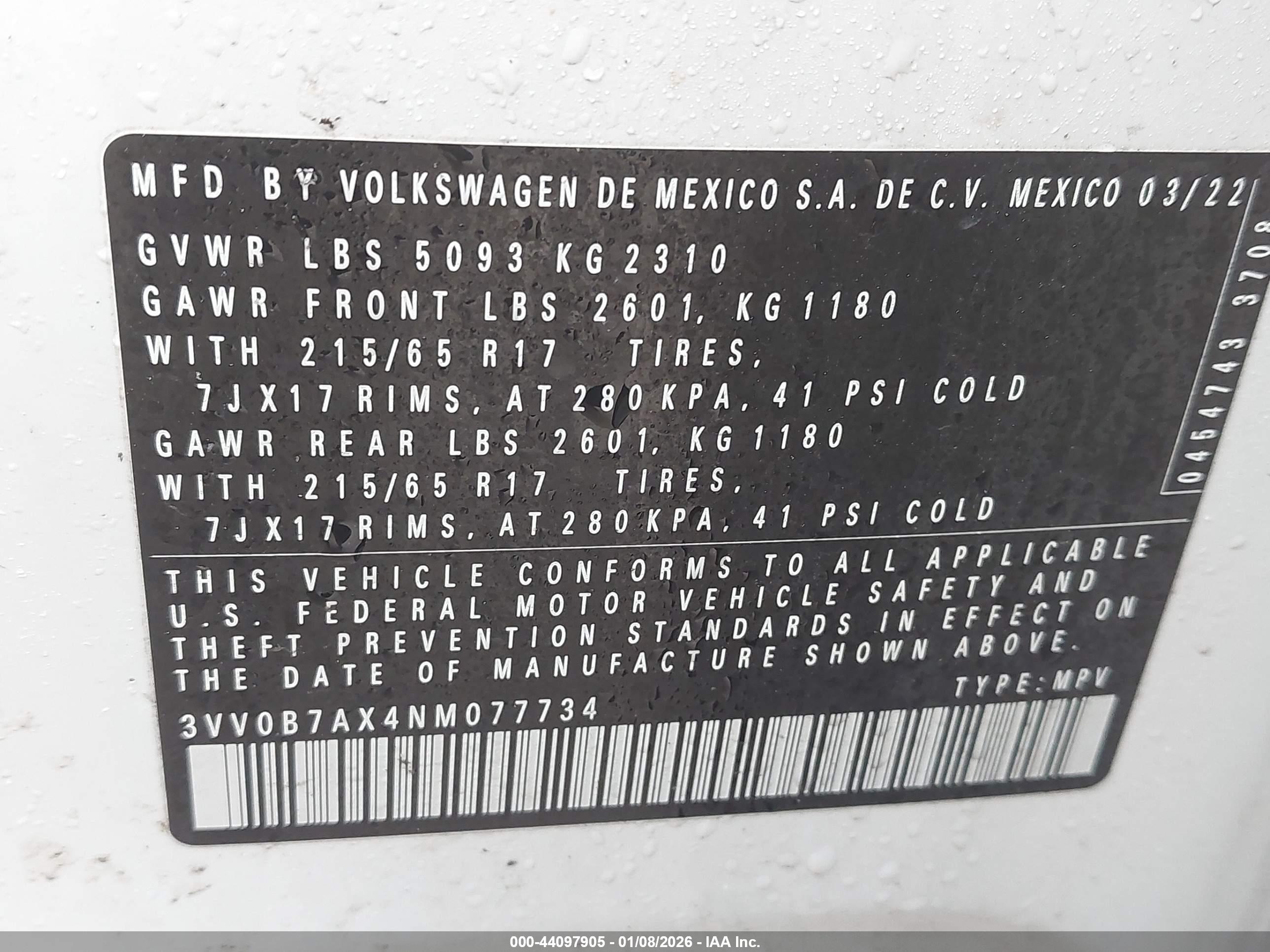 VOLKSWAGEN TIGUAN image 9
