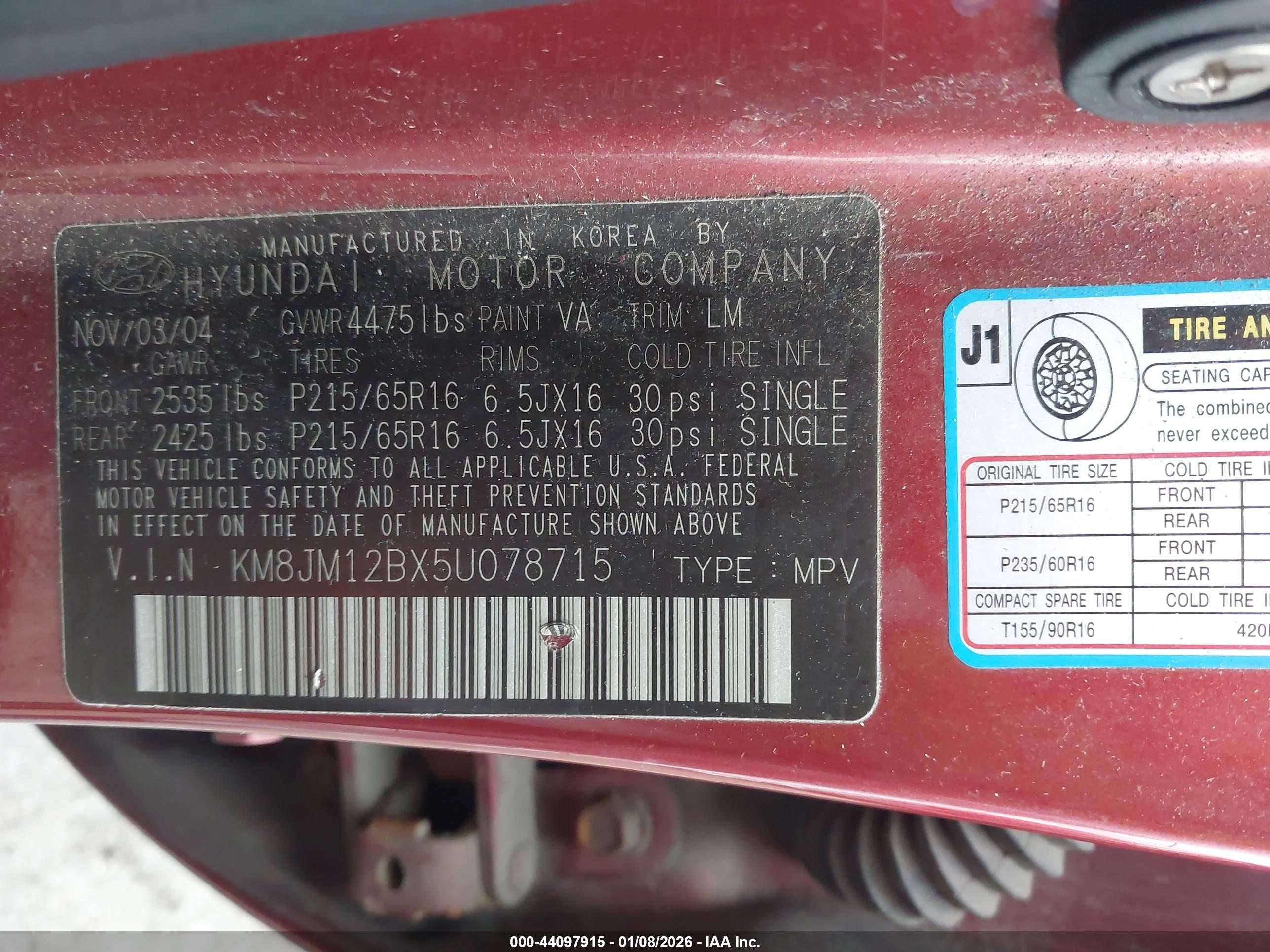 HYUNDAI TUCSON image 9