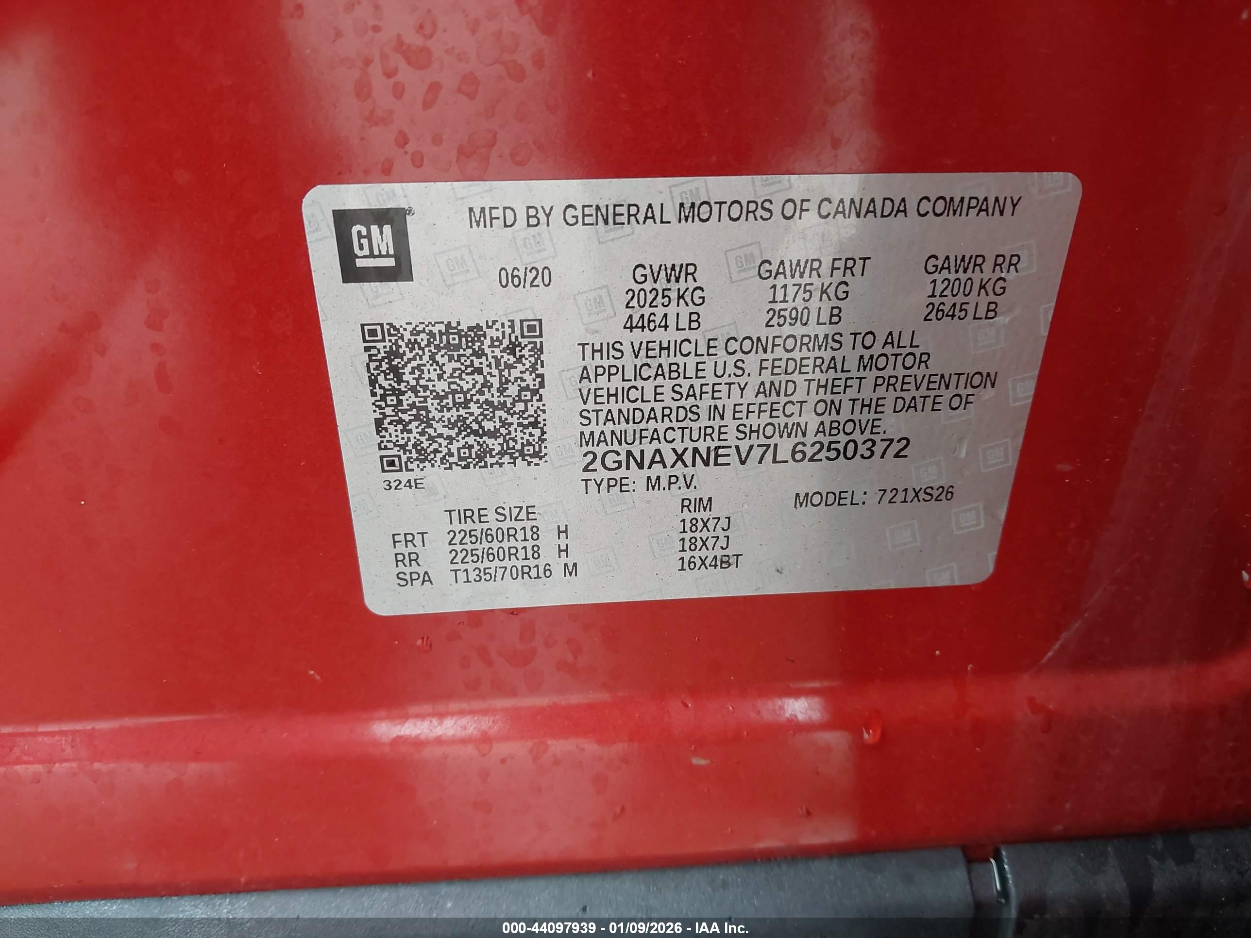 CHEVROLET EQUINOX image 9
