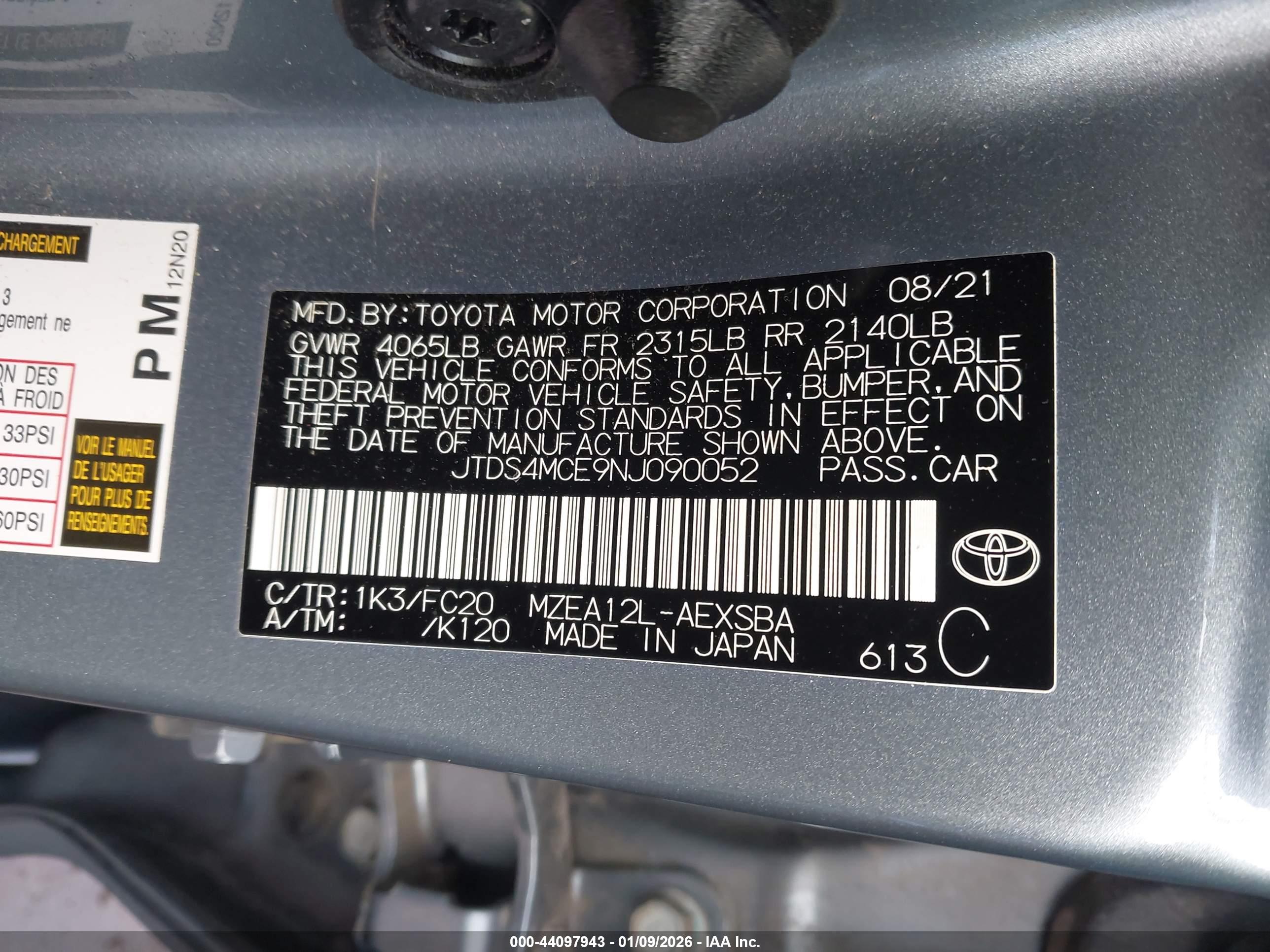 TOYOTA COROLLA image 9