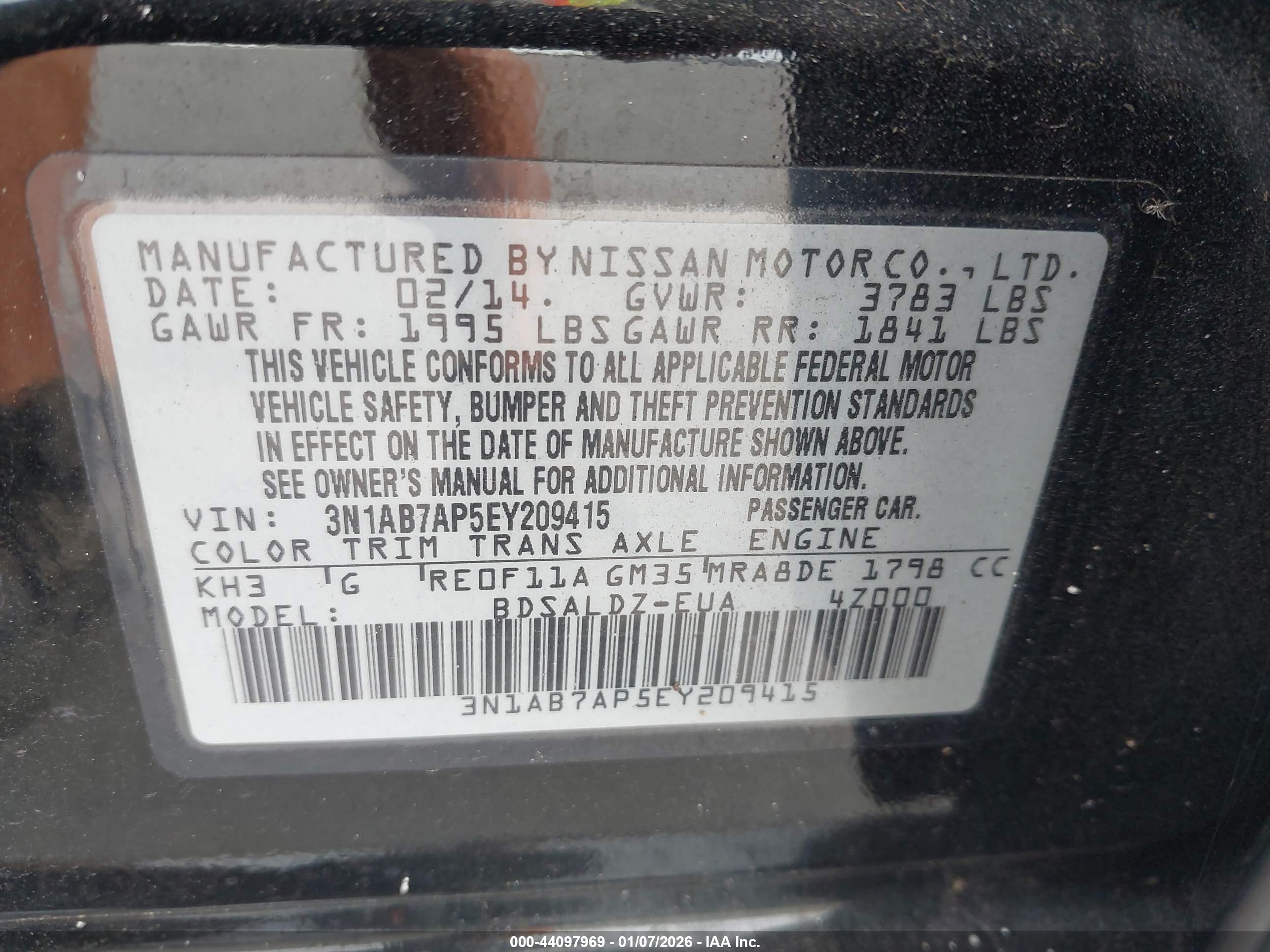 NISSAN SENTRA image 9