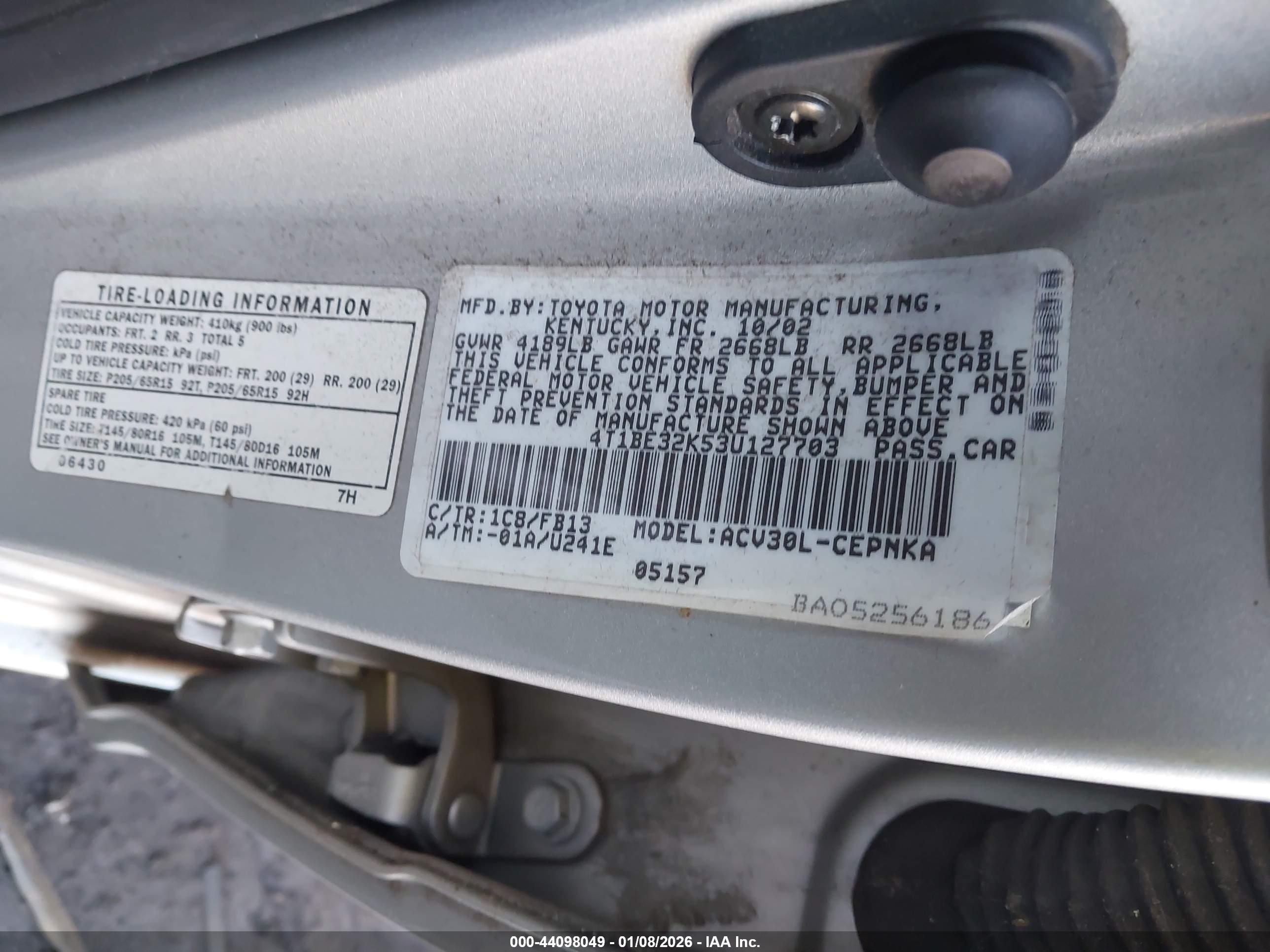 TOYOTA CAMRY image 9