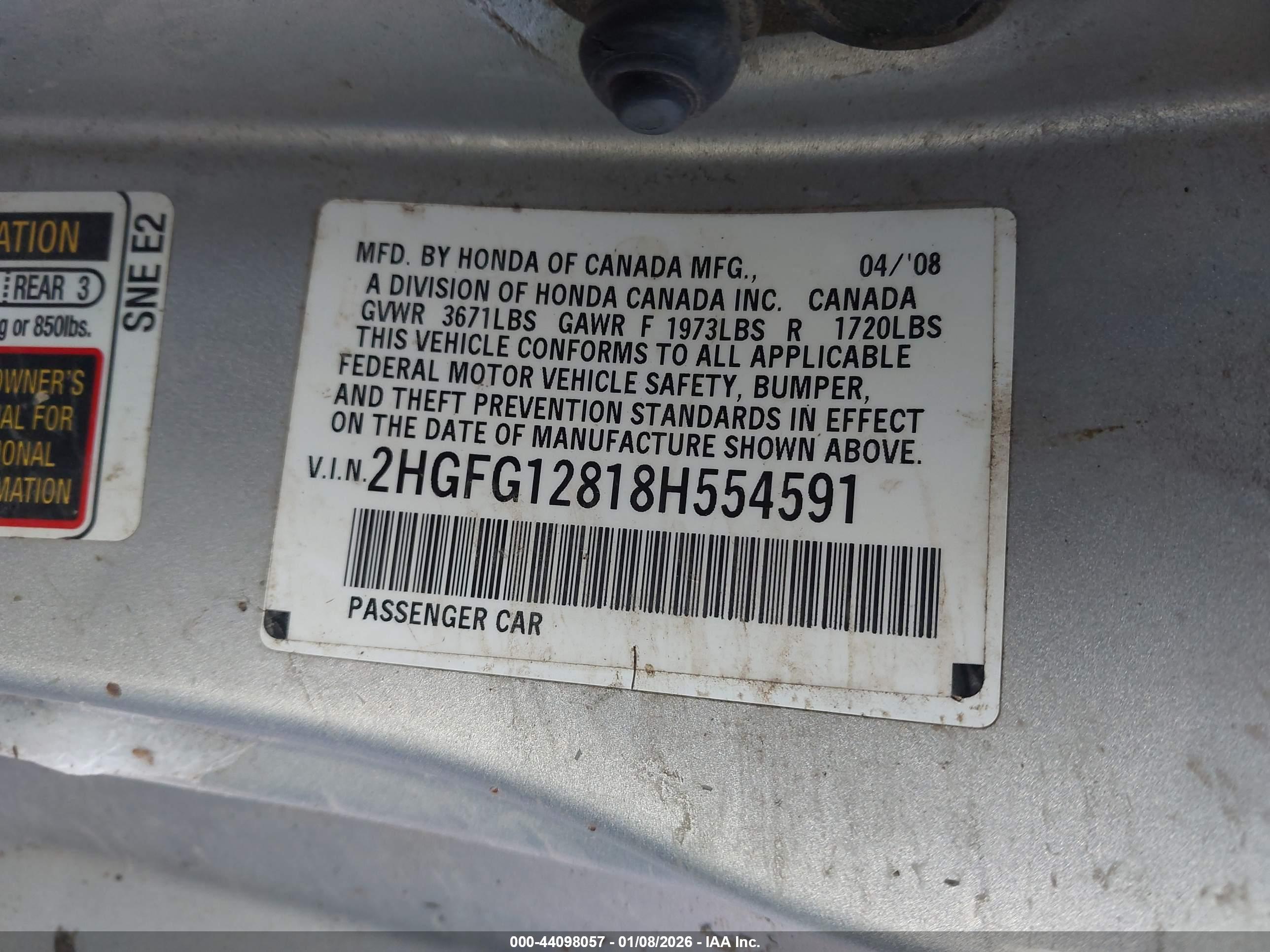HONDA CIVIC image 9
