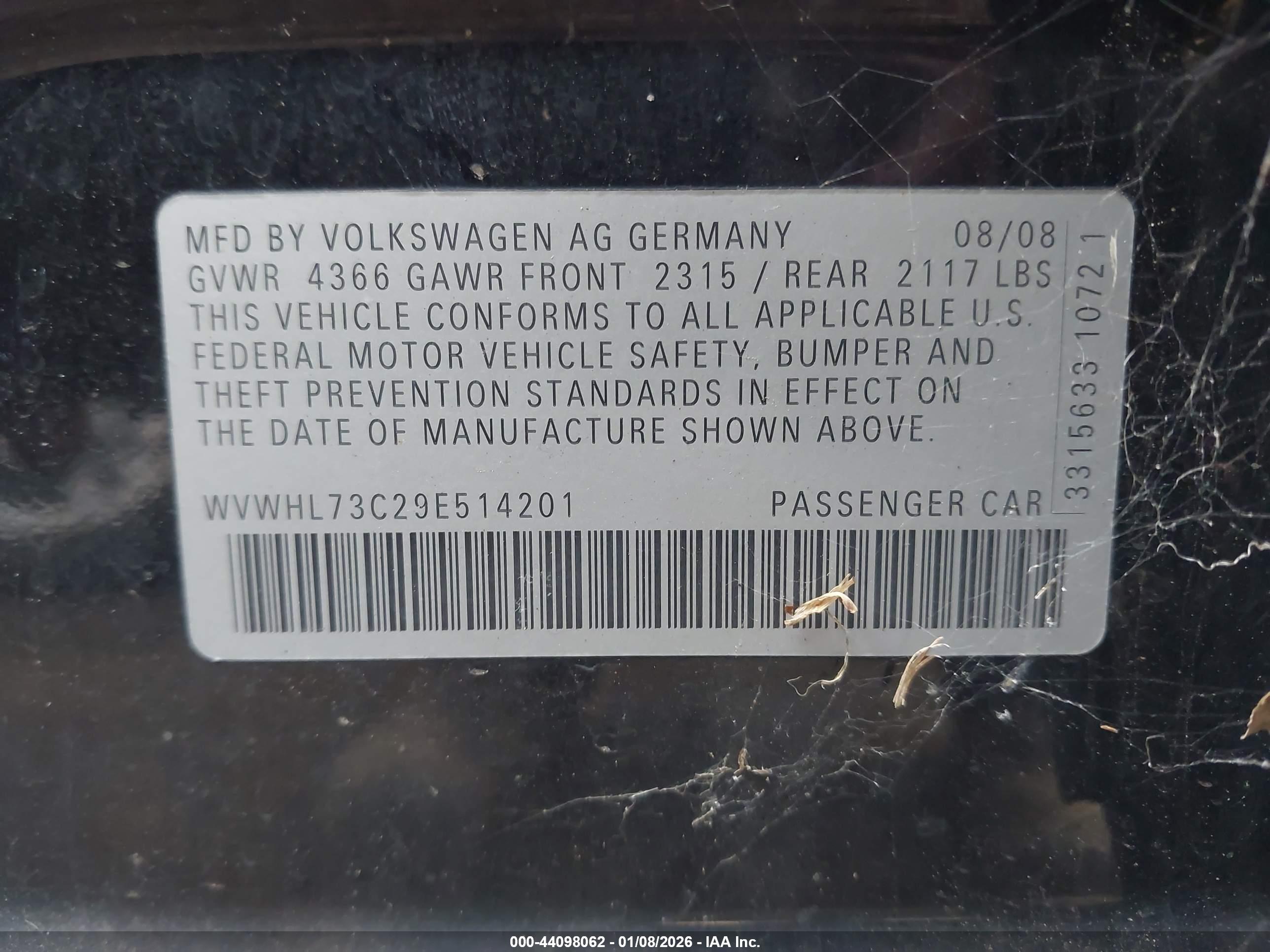 VOLKSWAGEN CC image 9