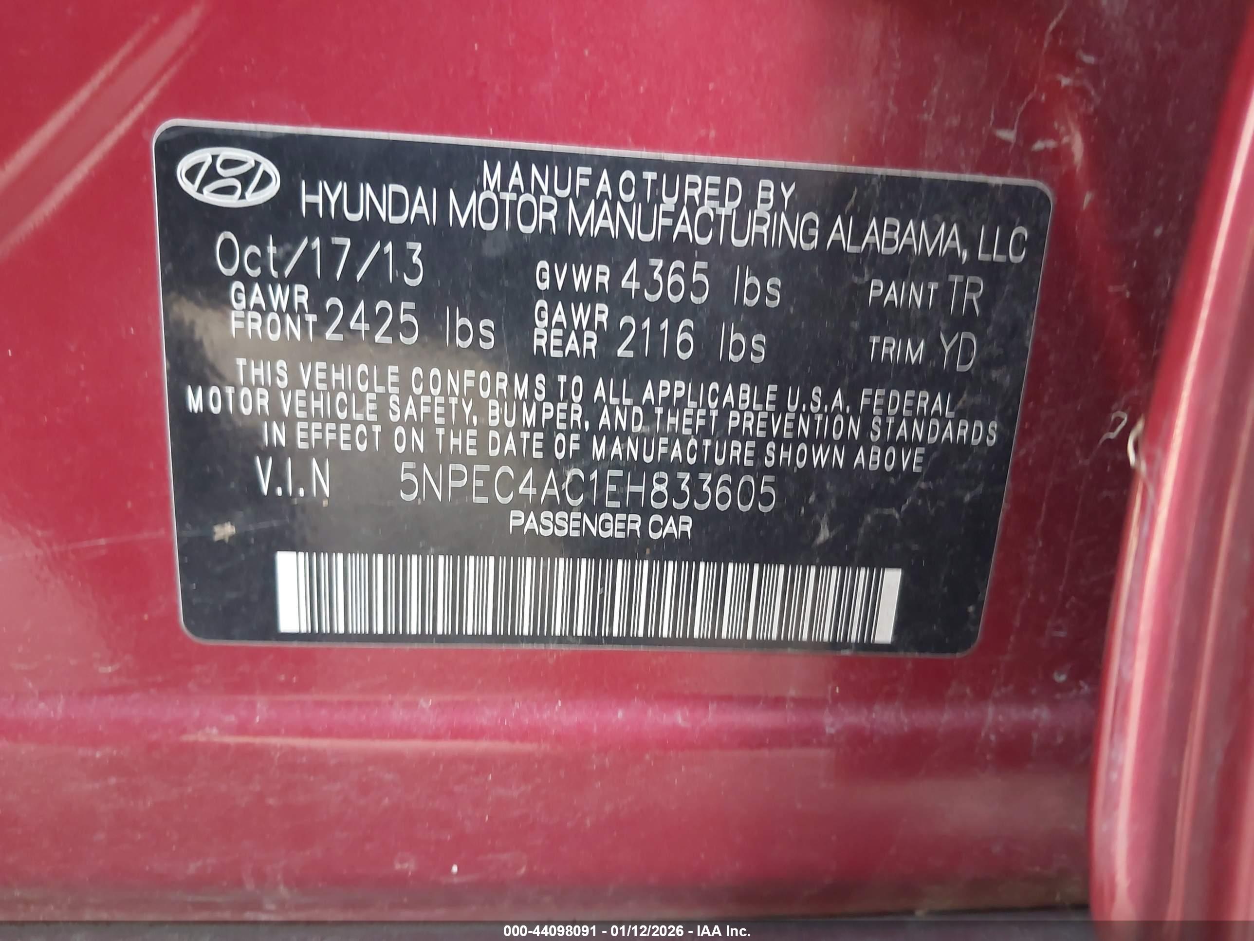 HYUNDAI SONATA image 9