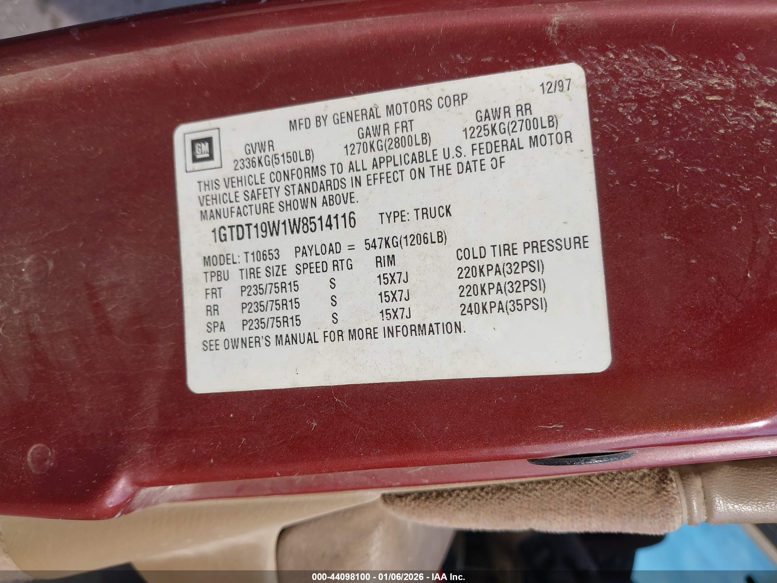 GMC SONOMA image 9