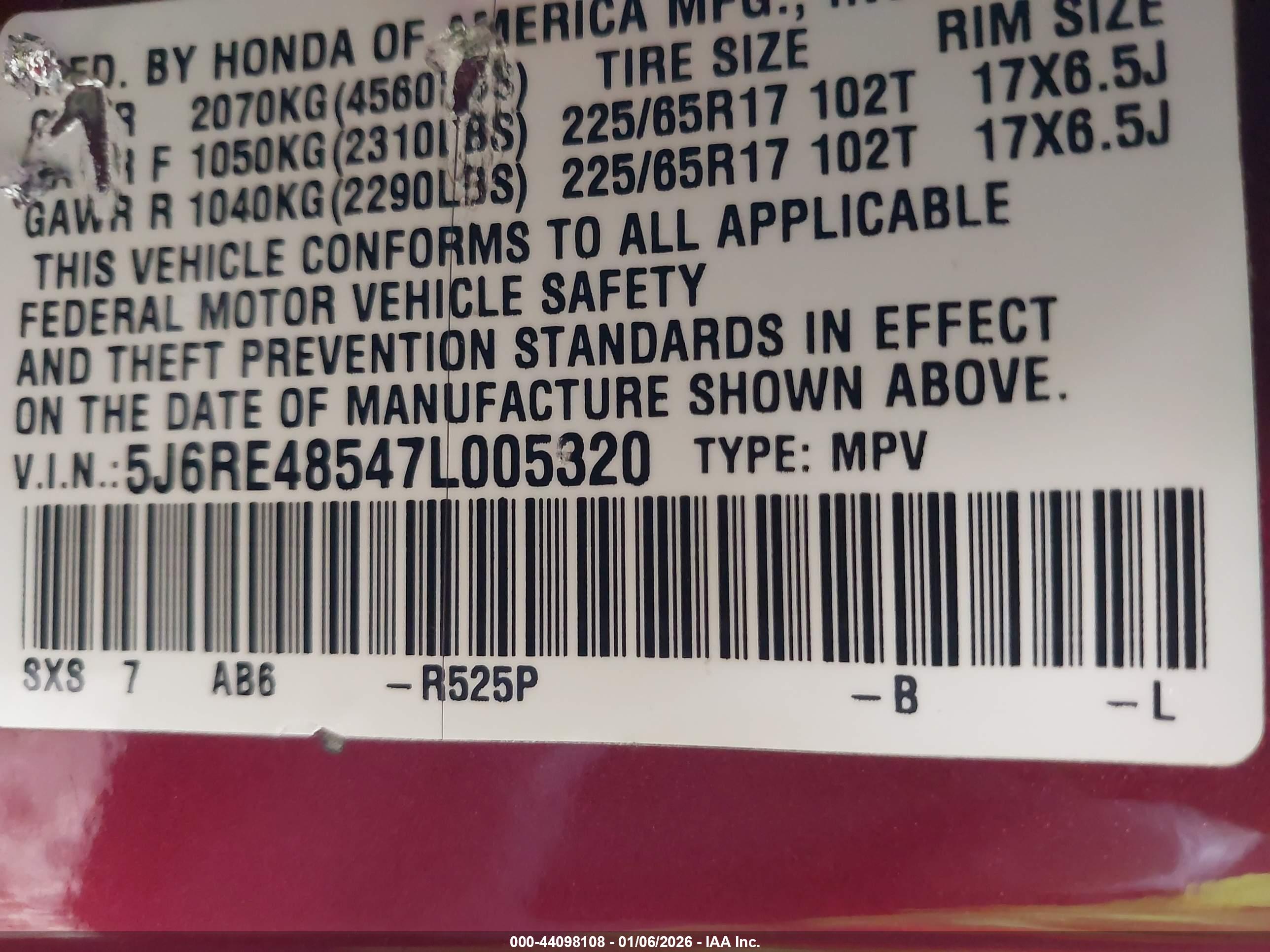 HONDA CR-V image 9