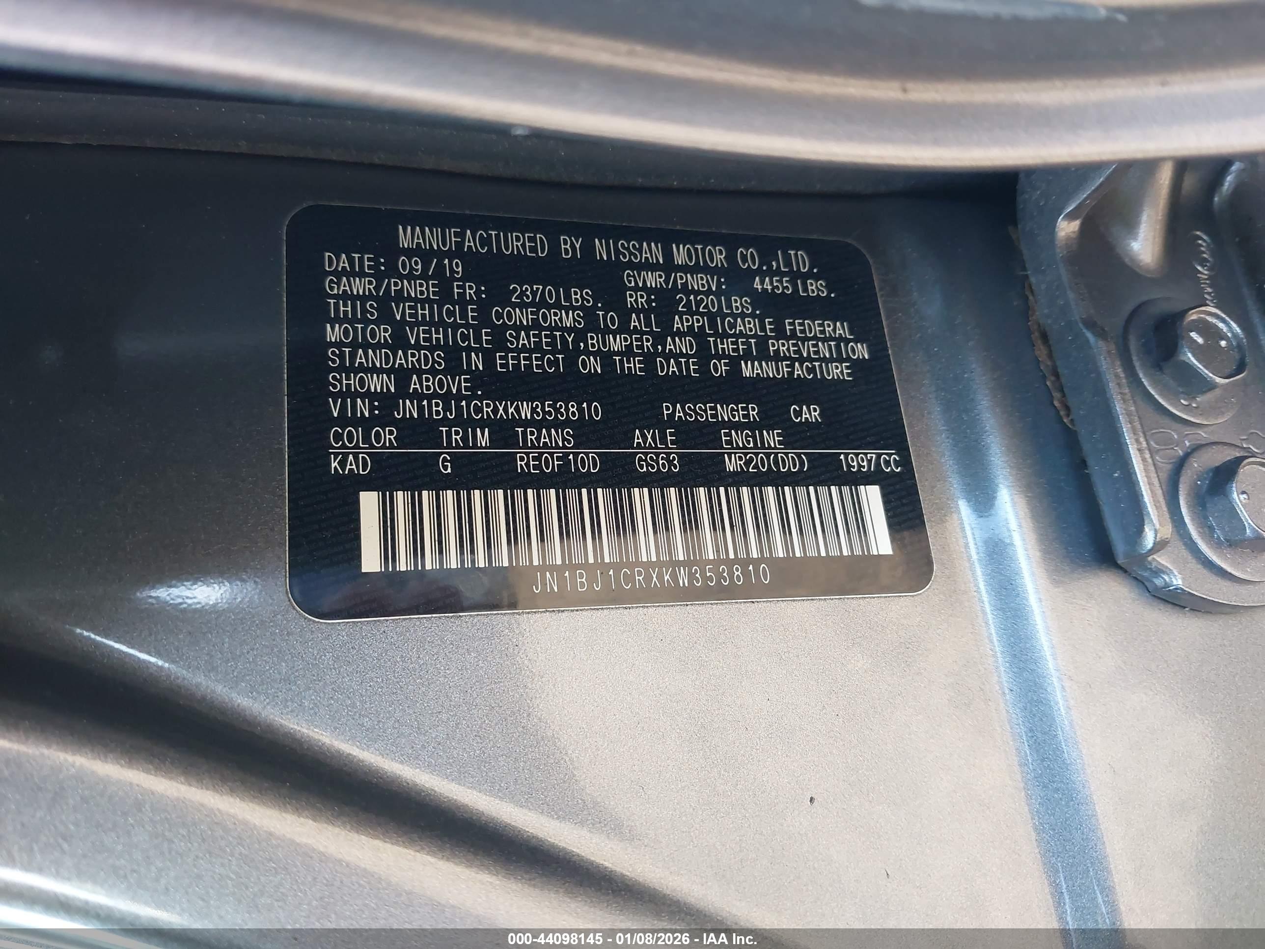 NISSAN ROGUE image 9