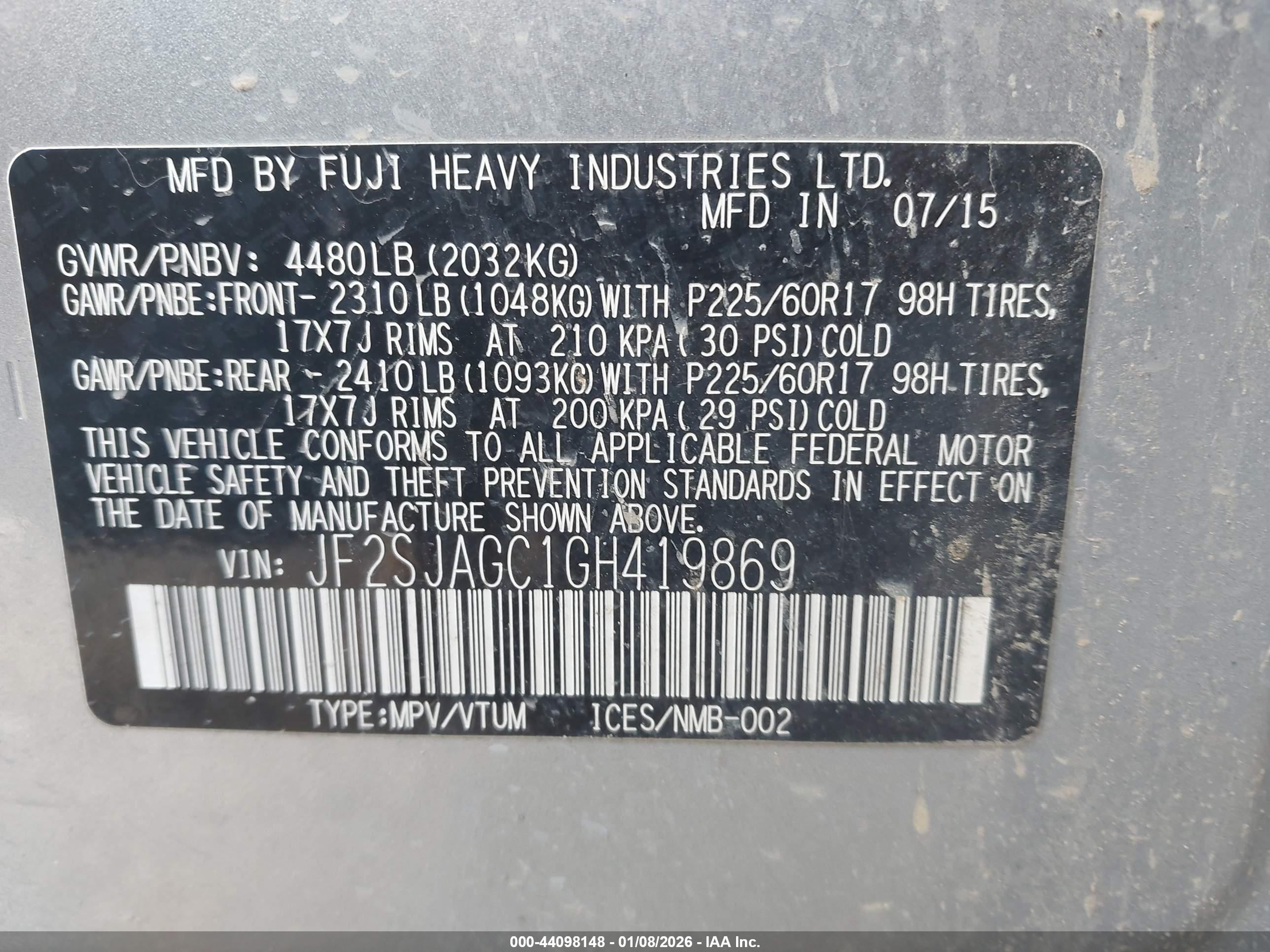 SUBARU FORESTER image 9