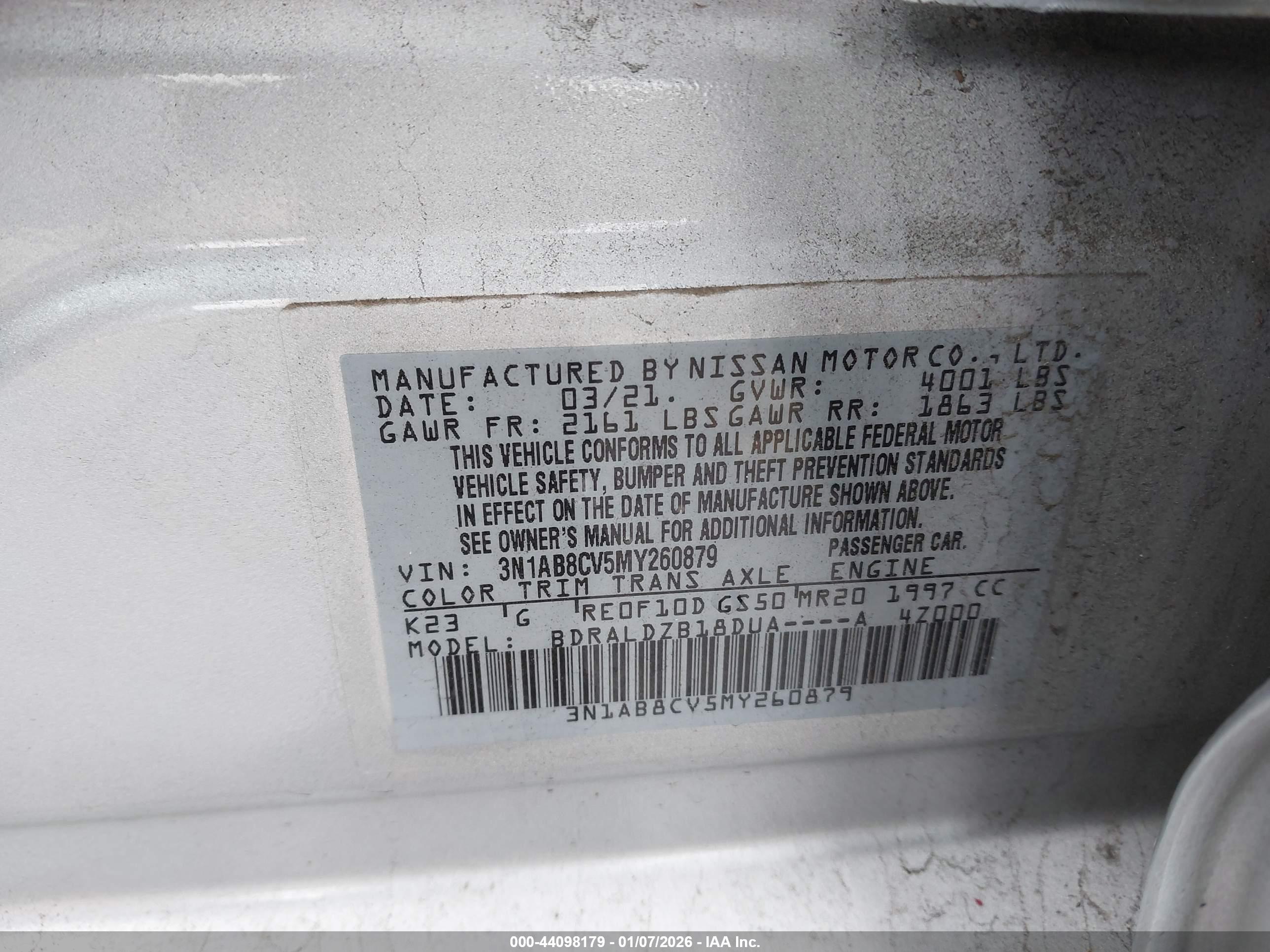 NISSAN SENTRA image 9