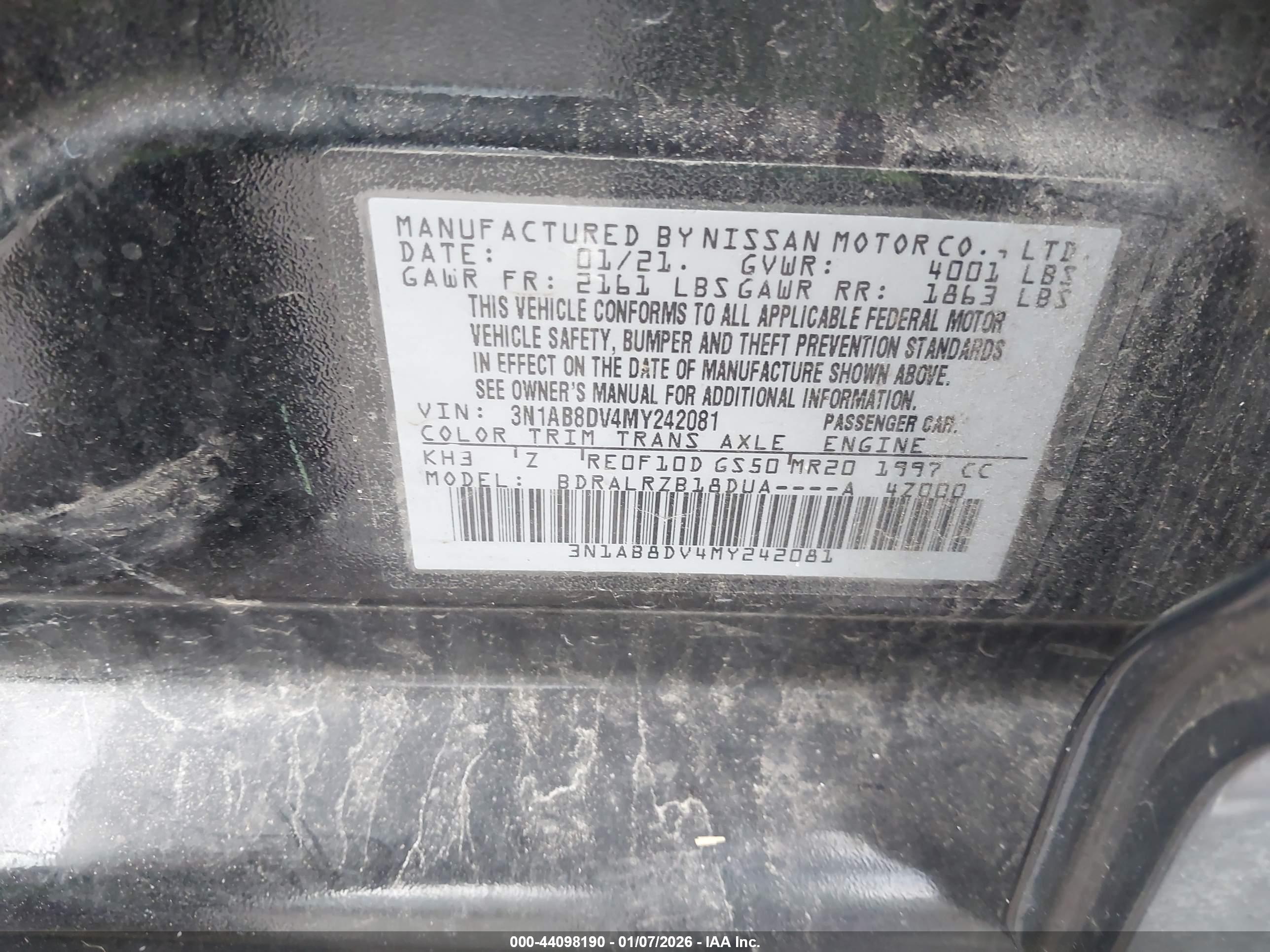 NISSAN SENTRA image 9