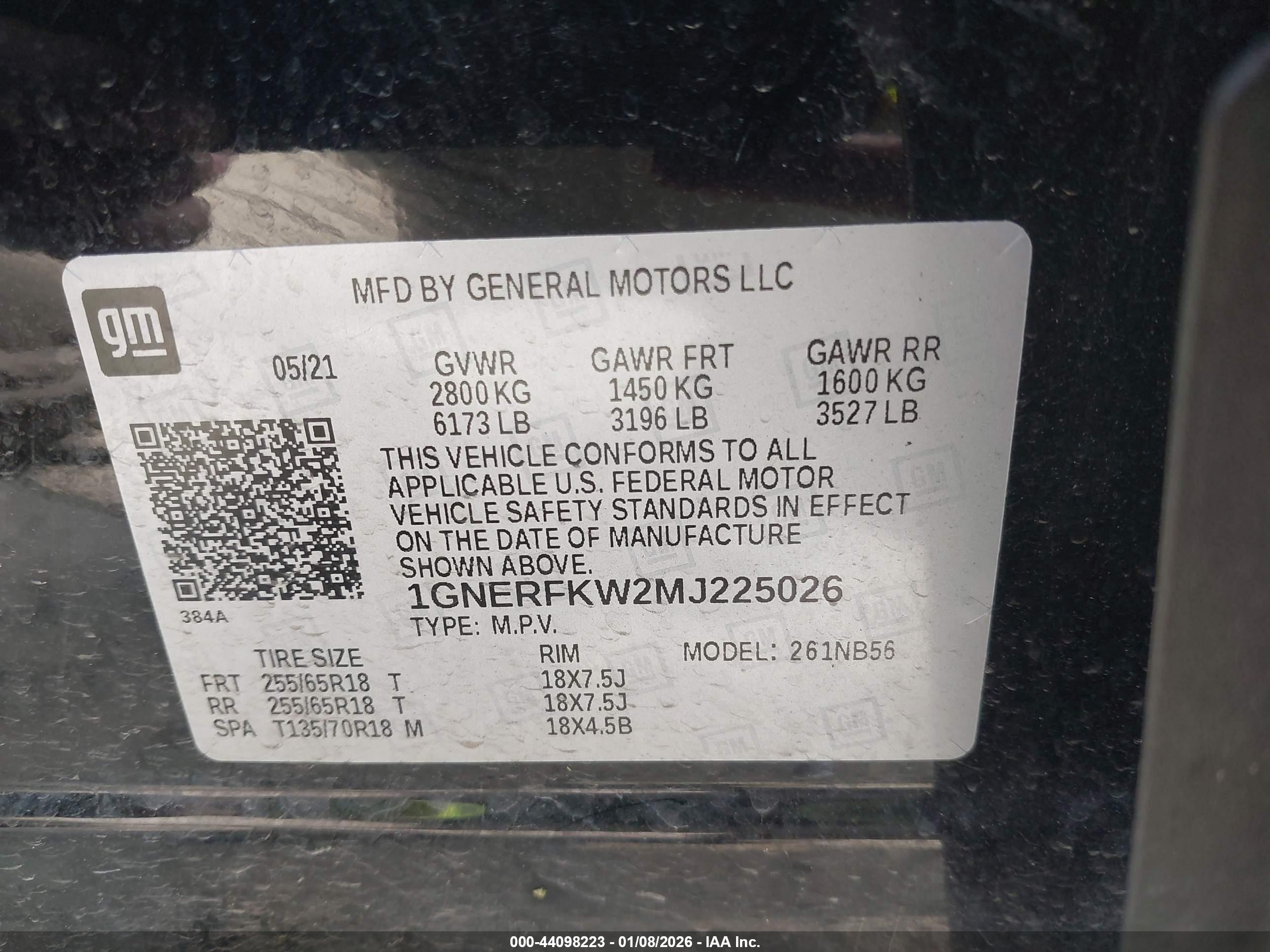 CHEVROLET TRAVERSE image 9