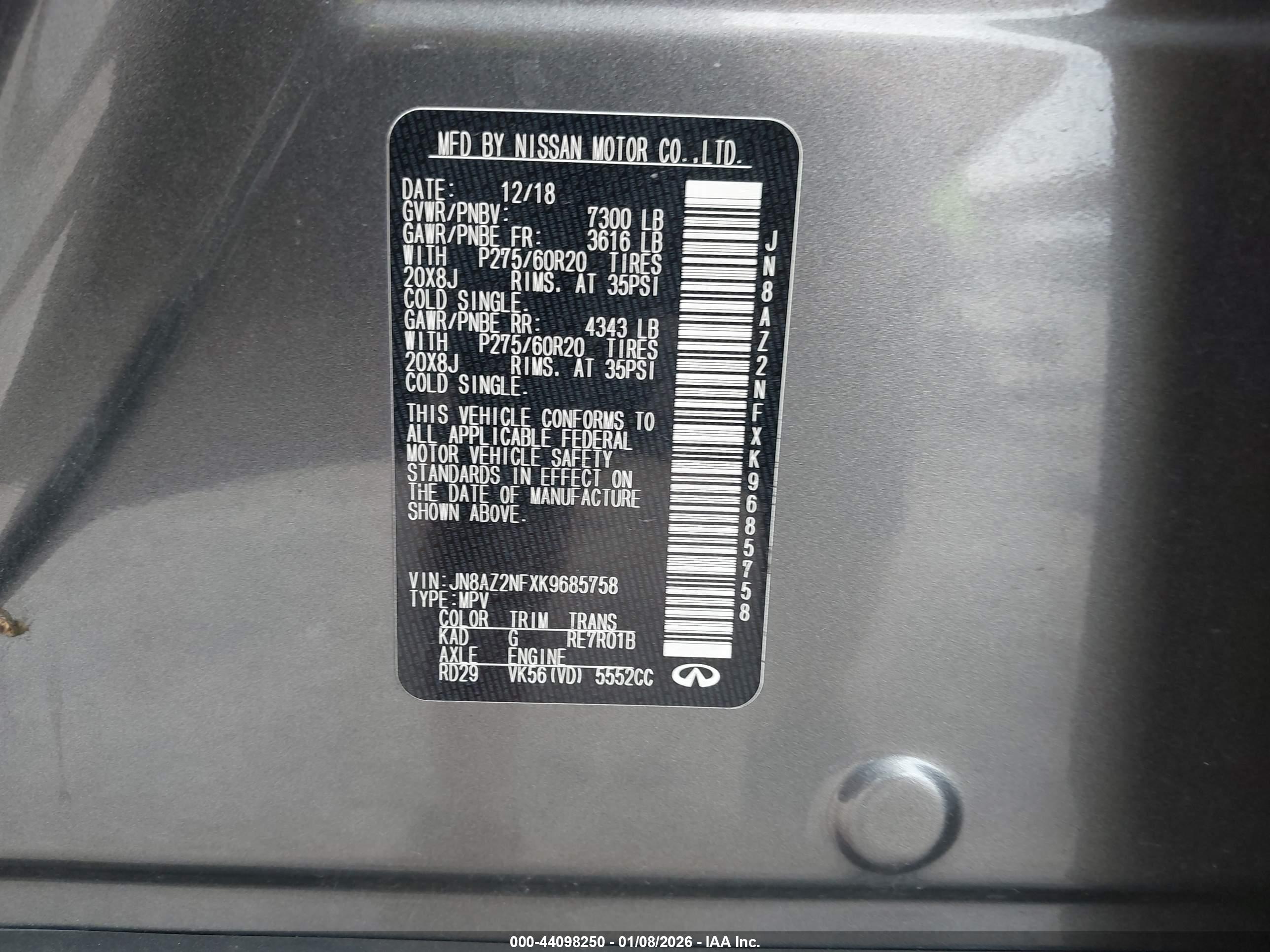 INFINITI QX80 image 9