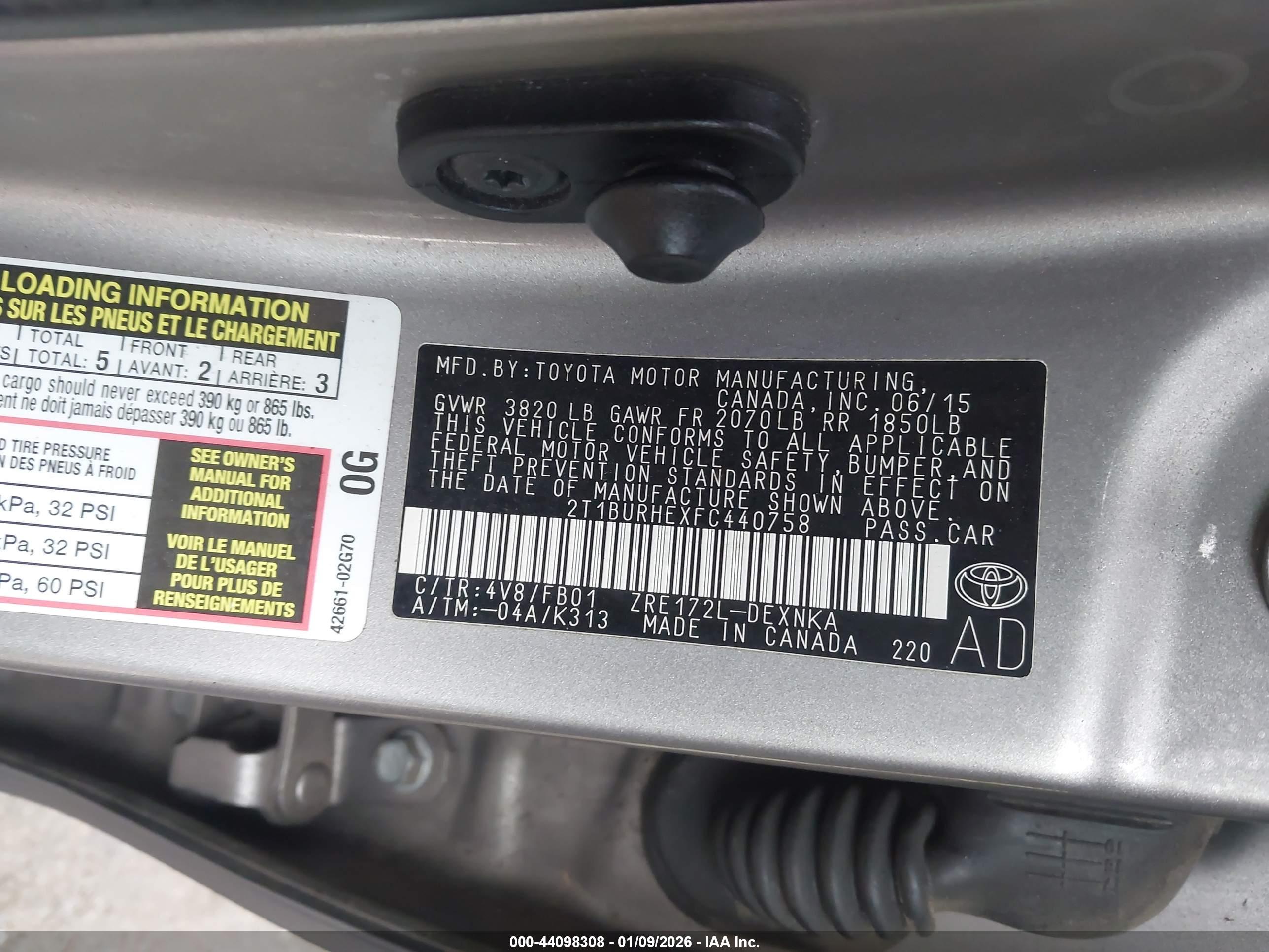 TOYOTA COROLLA image 9