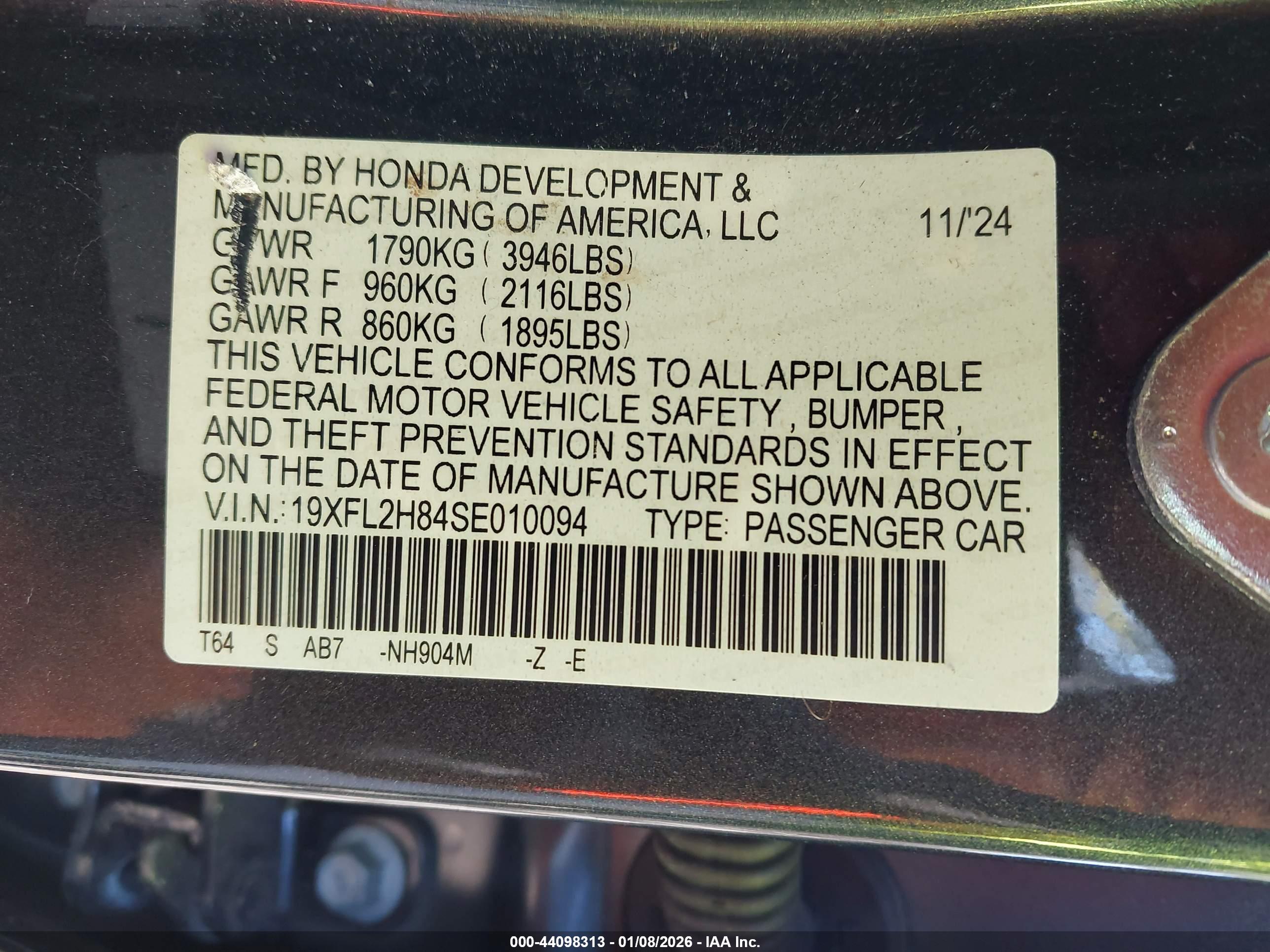 HONDA CIVIC image 9