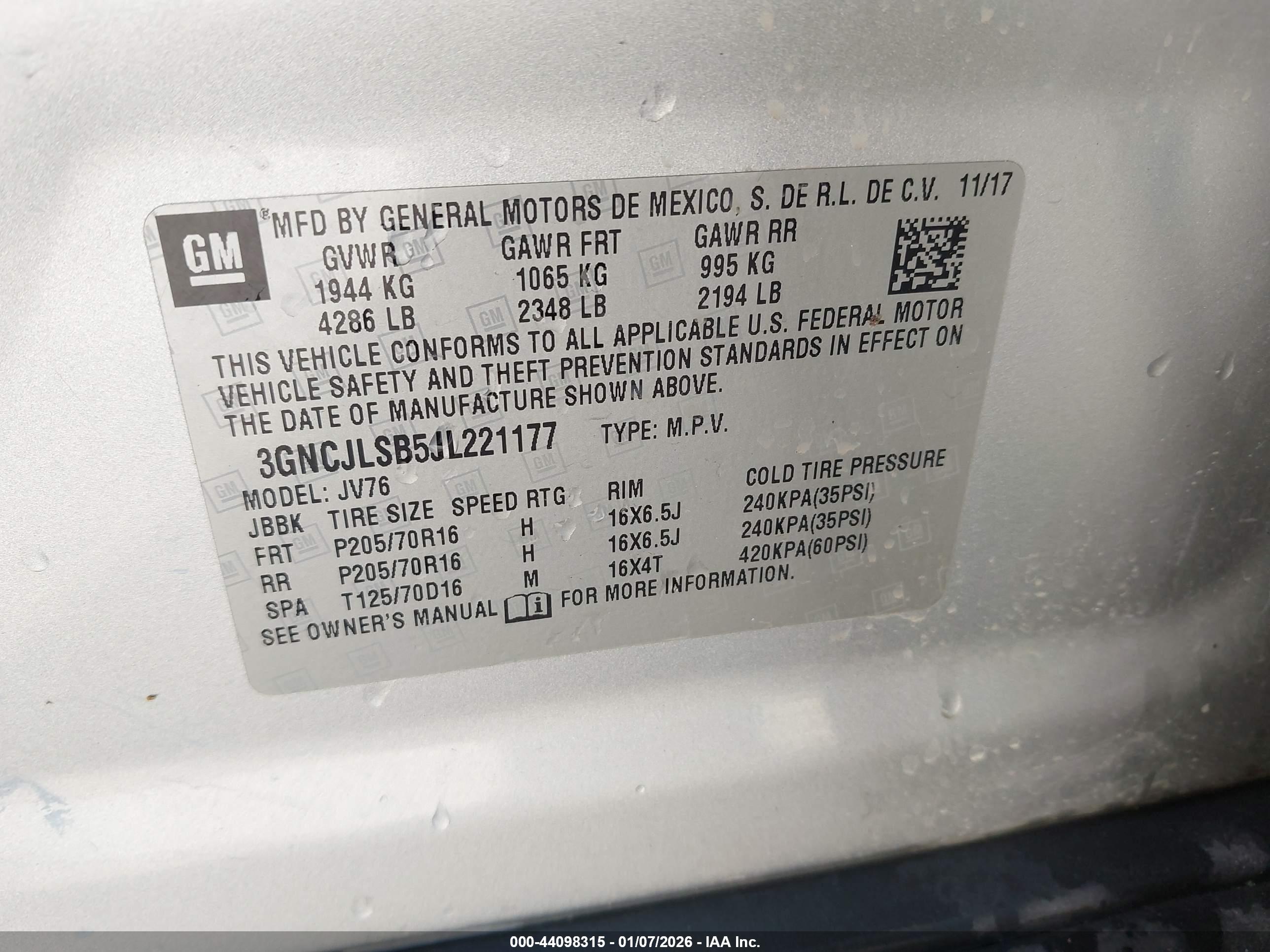 CHEVROLET TRAX image 9