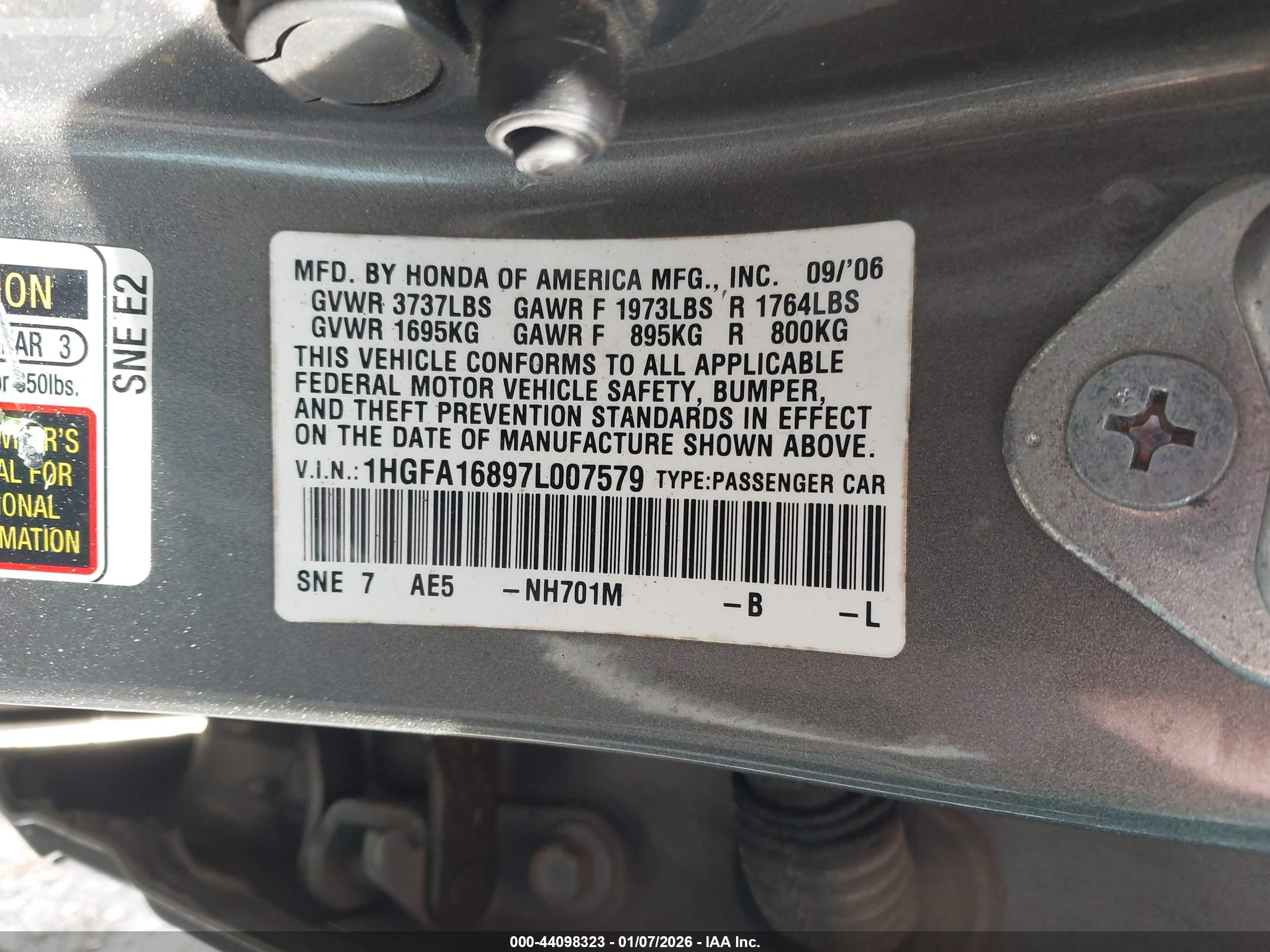 HONDA CIVIC image 9
