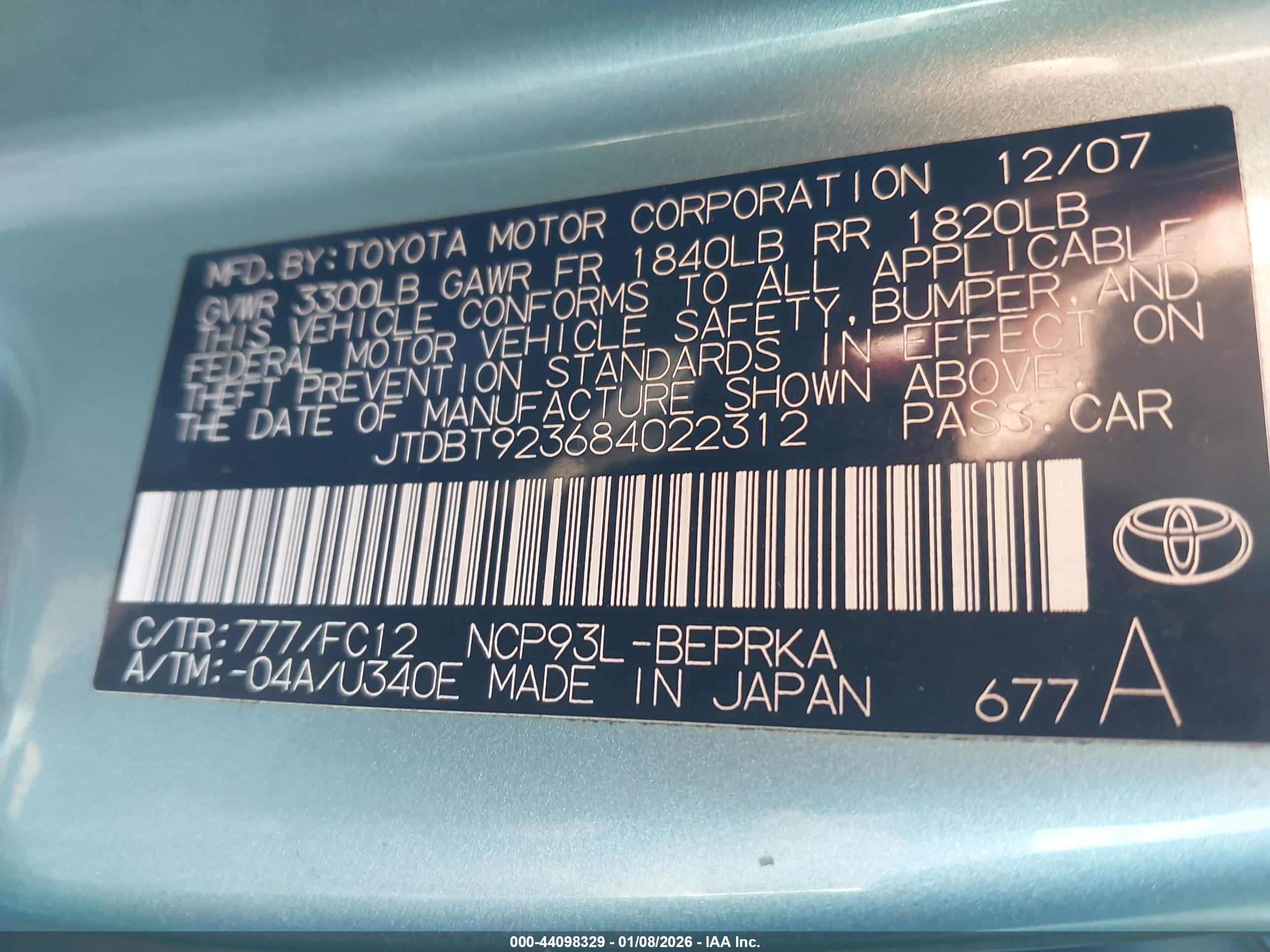 TOYOTA YARIS image 9