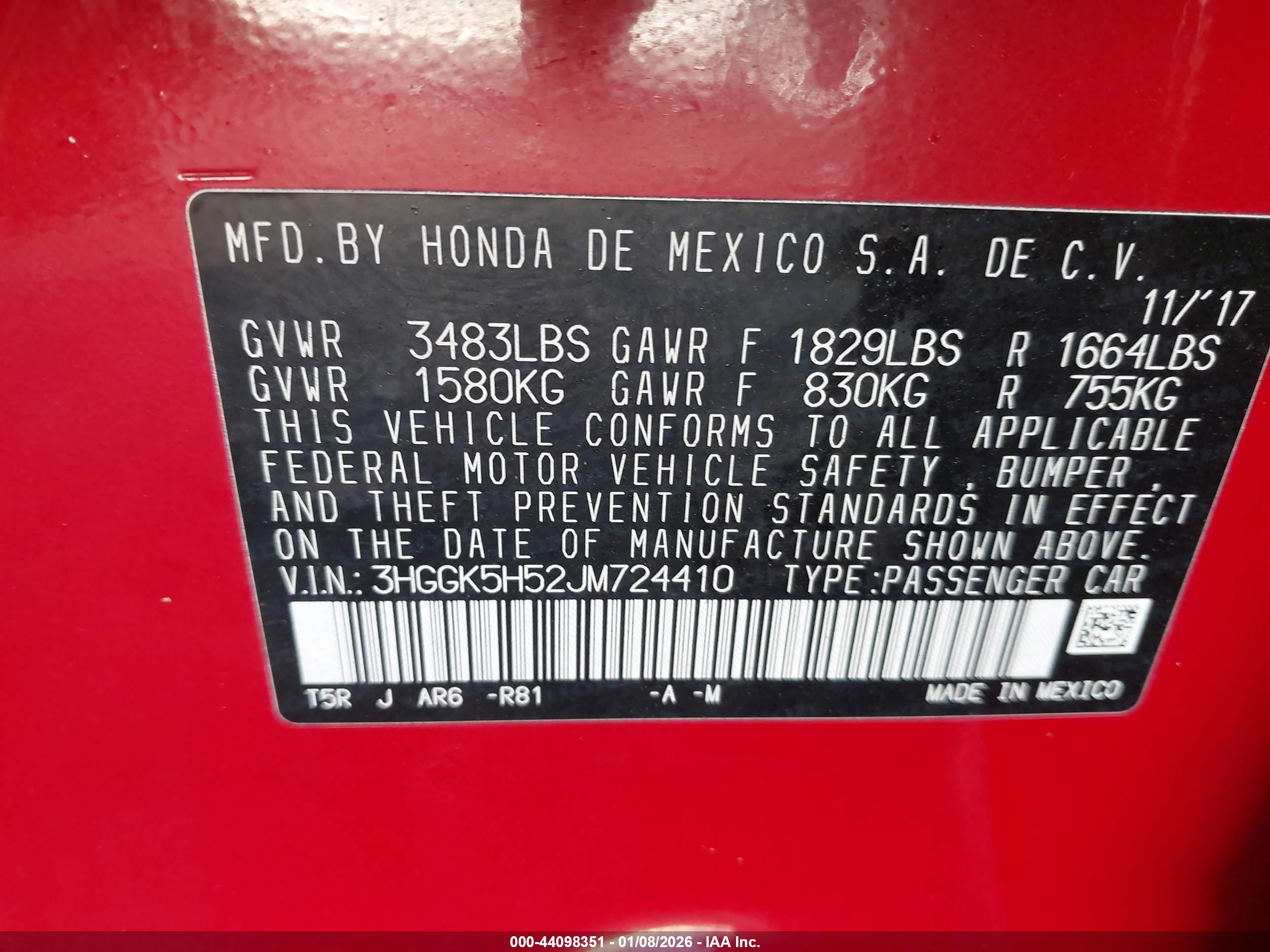 HONDA FIT image 9