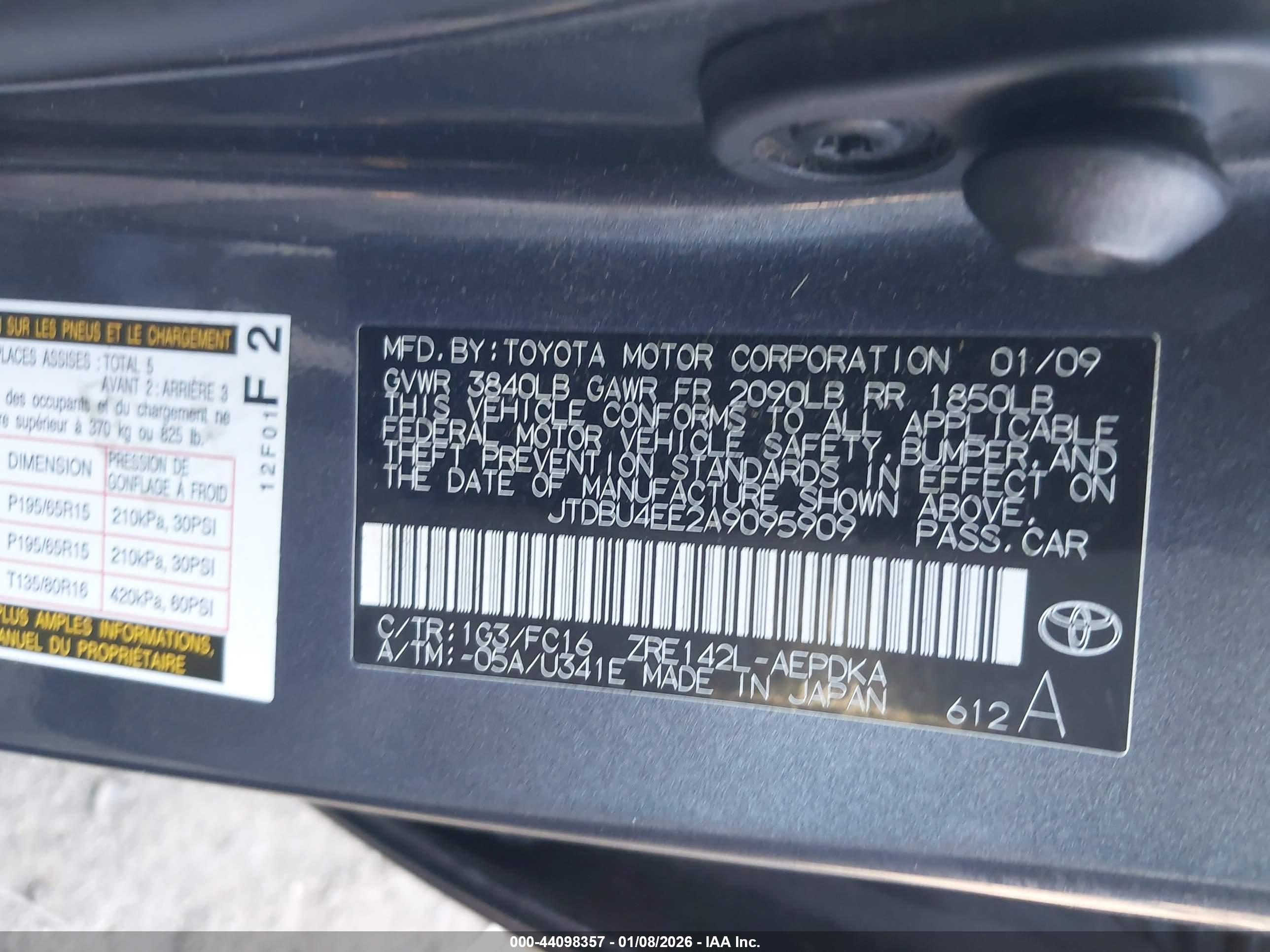 TOYOTA COROLLA image 9