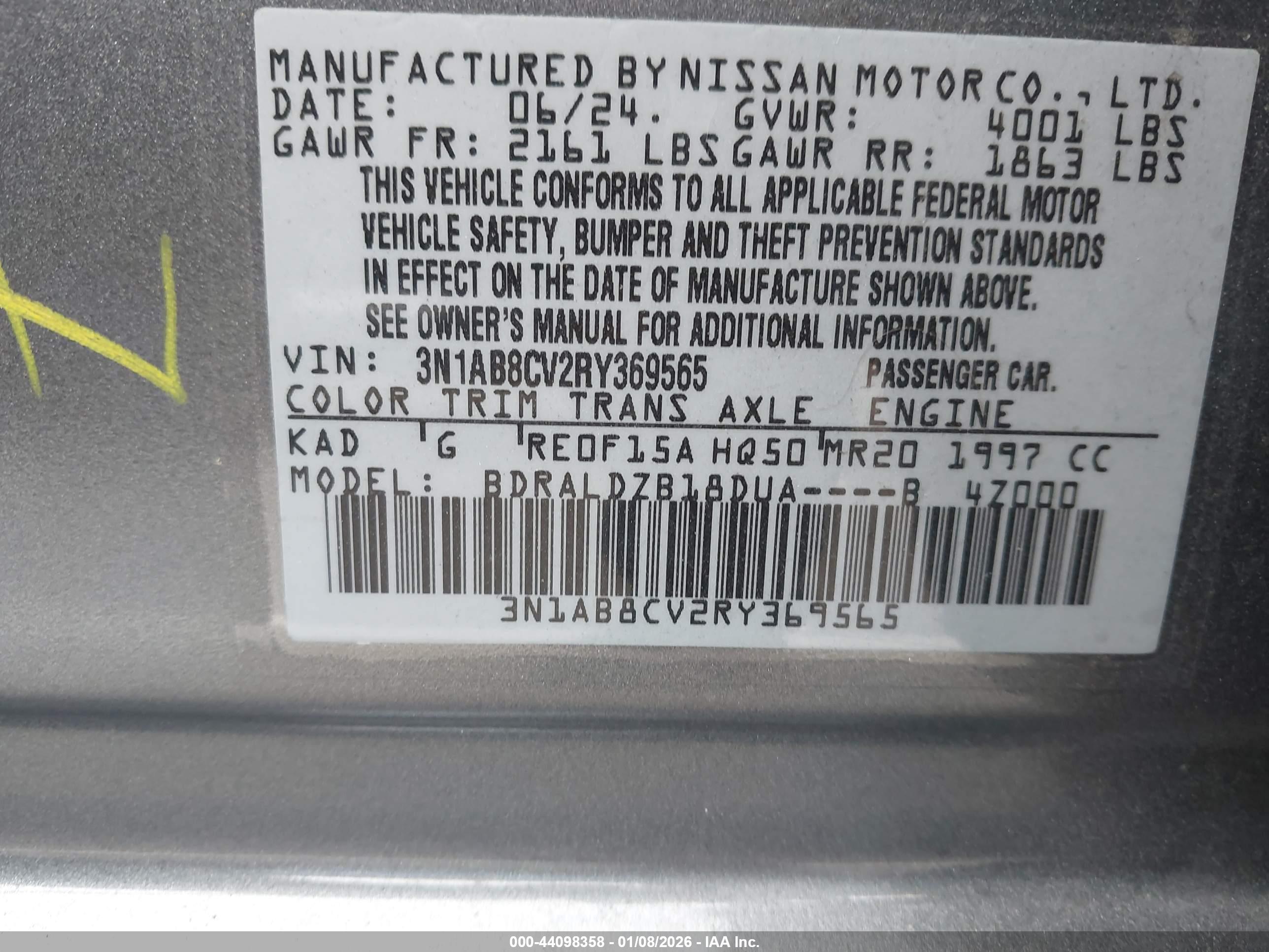 NISSAN SENTRA image 9