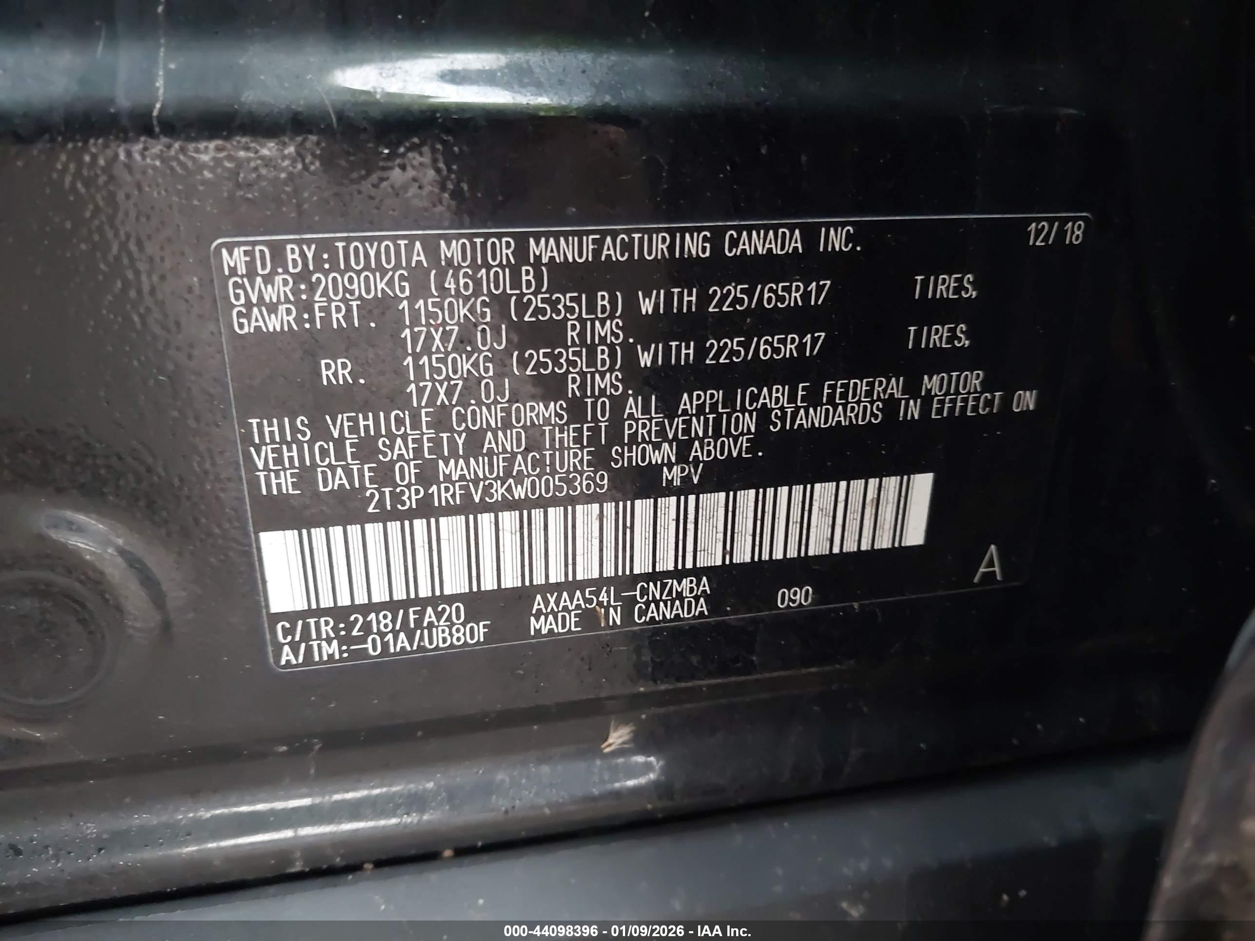TOYOTA RAV4 image 9