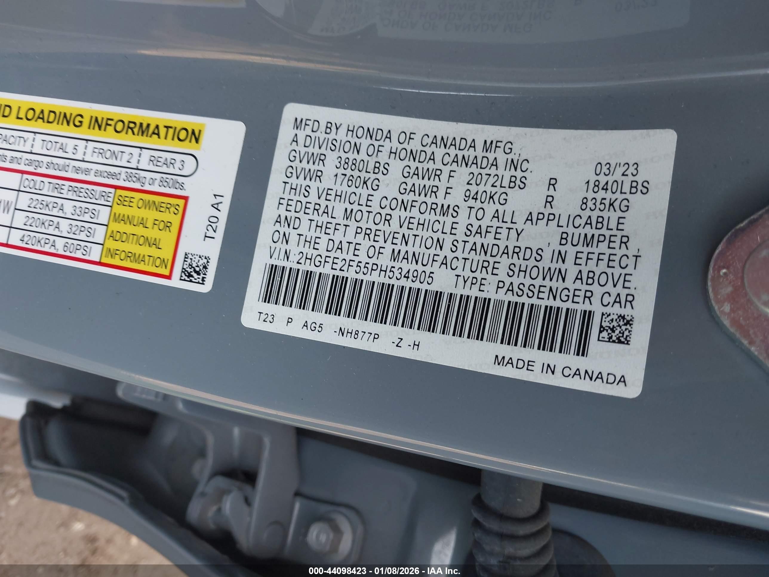 HONDA CIVIC image 9