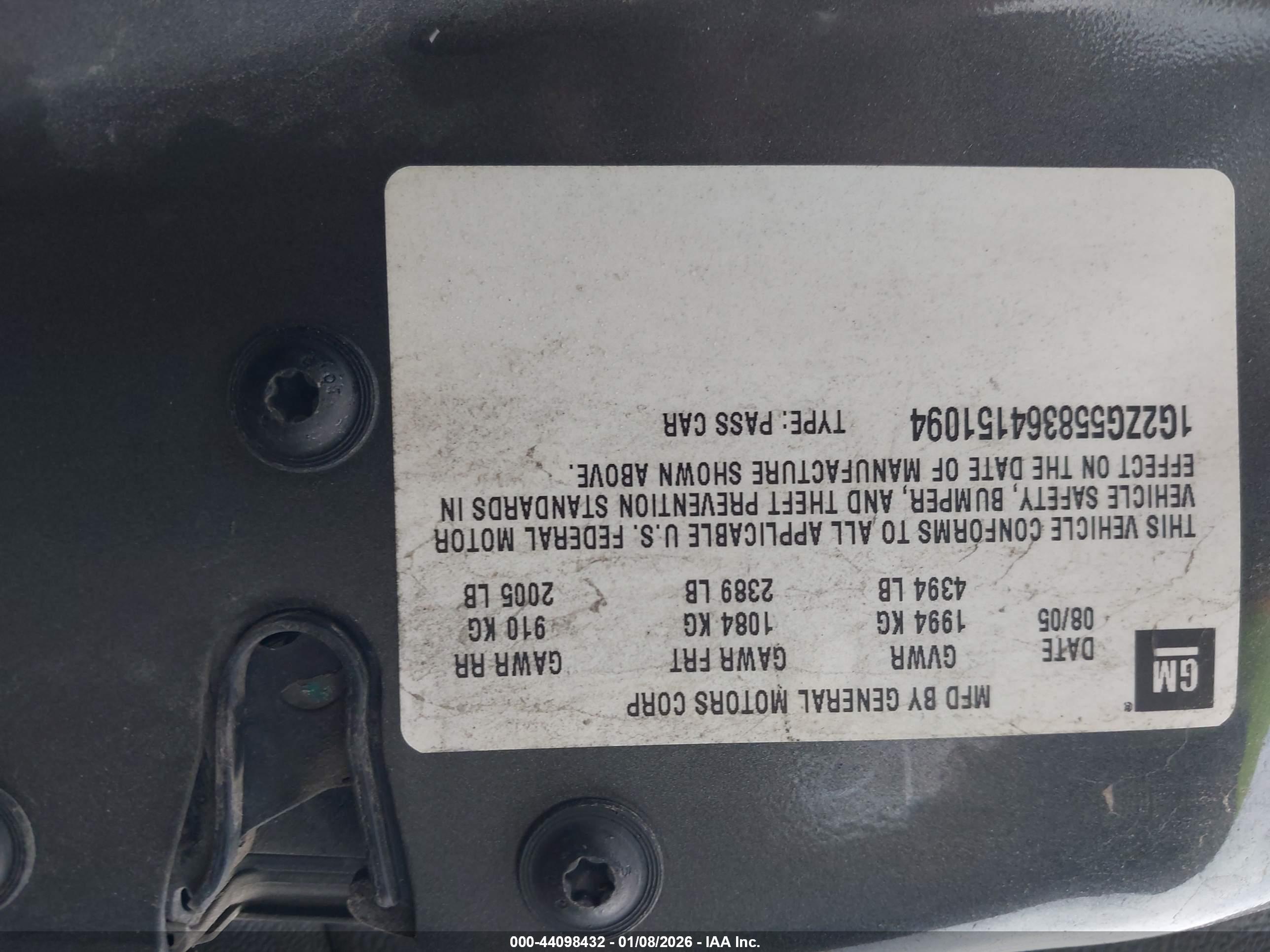 PONTIAC G6 image 9