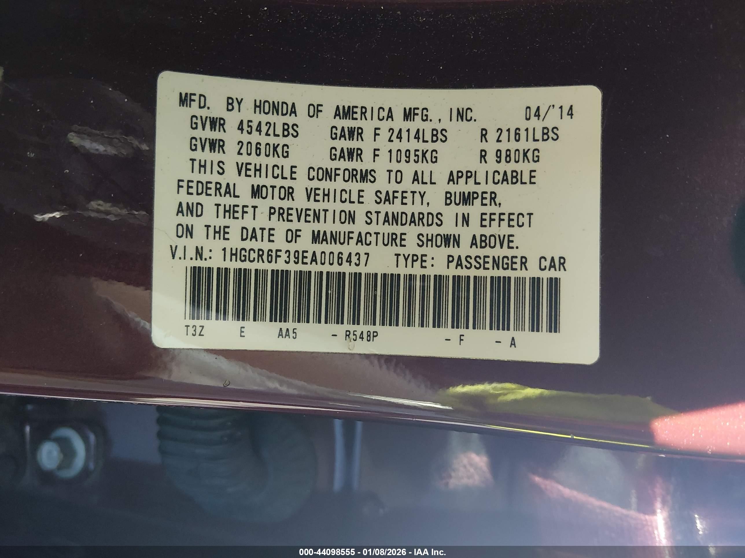 HONDA ACCORD image 9