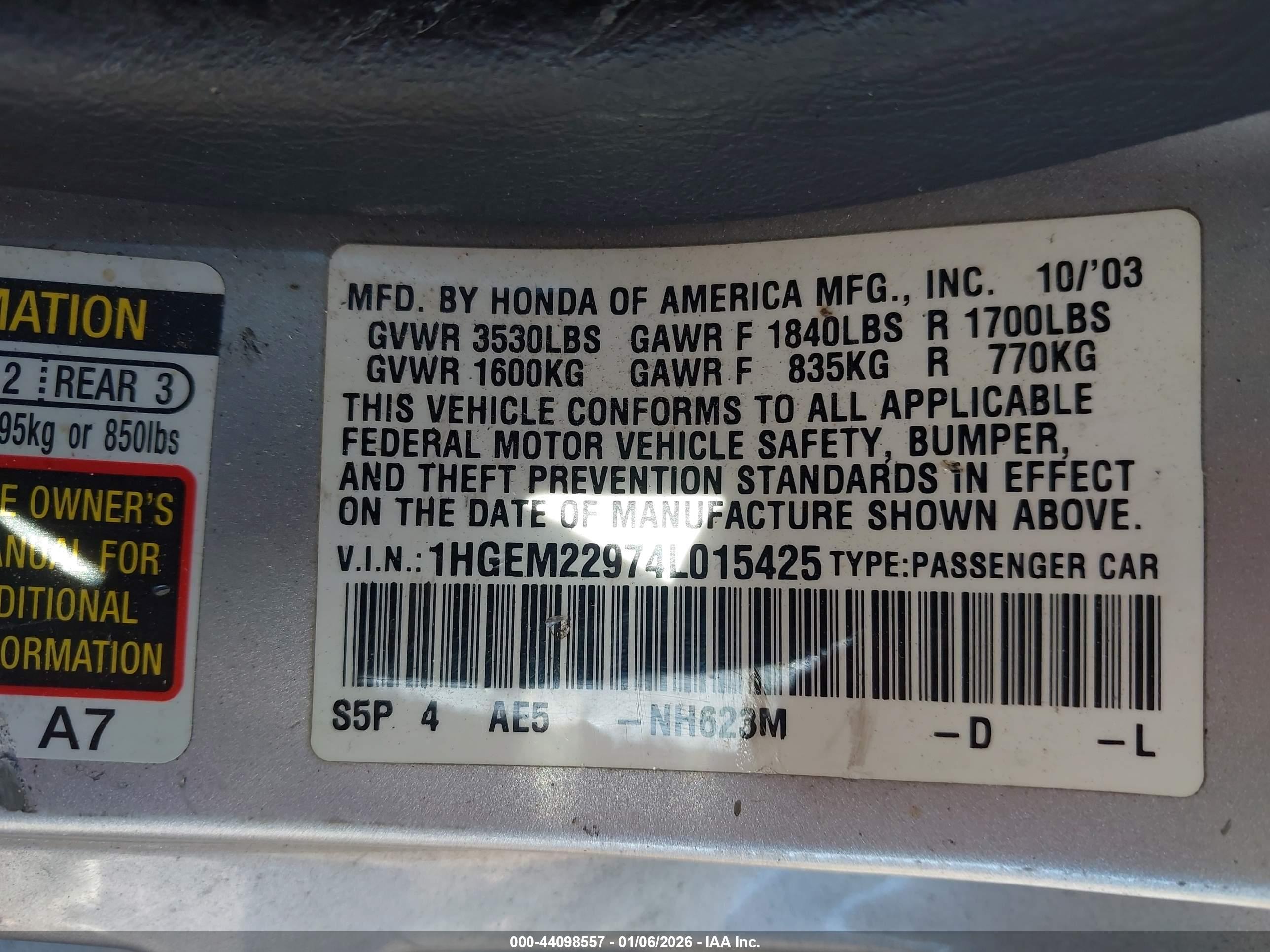 HONDA CIVIC image 9