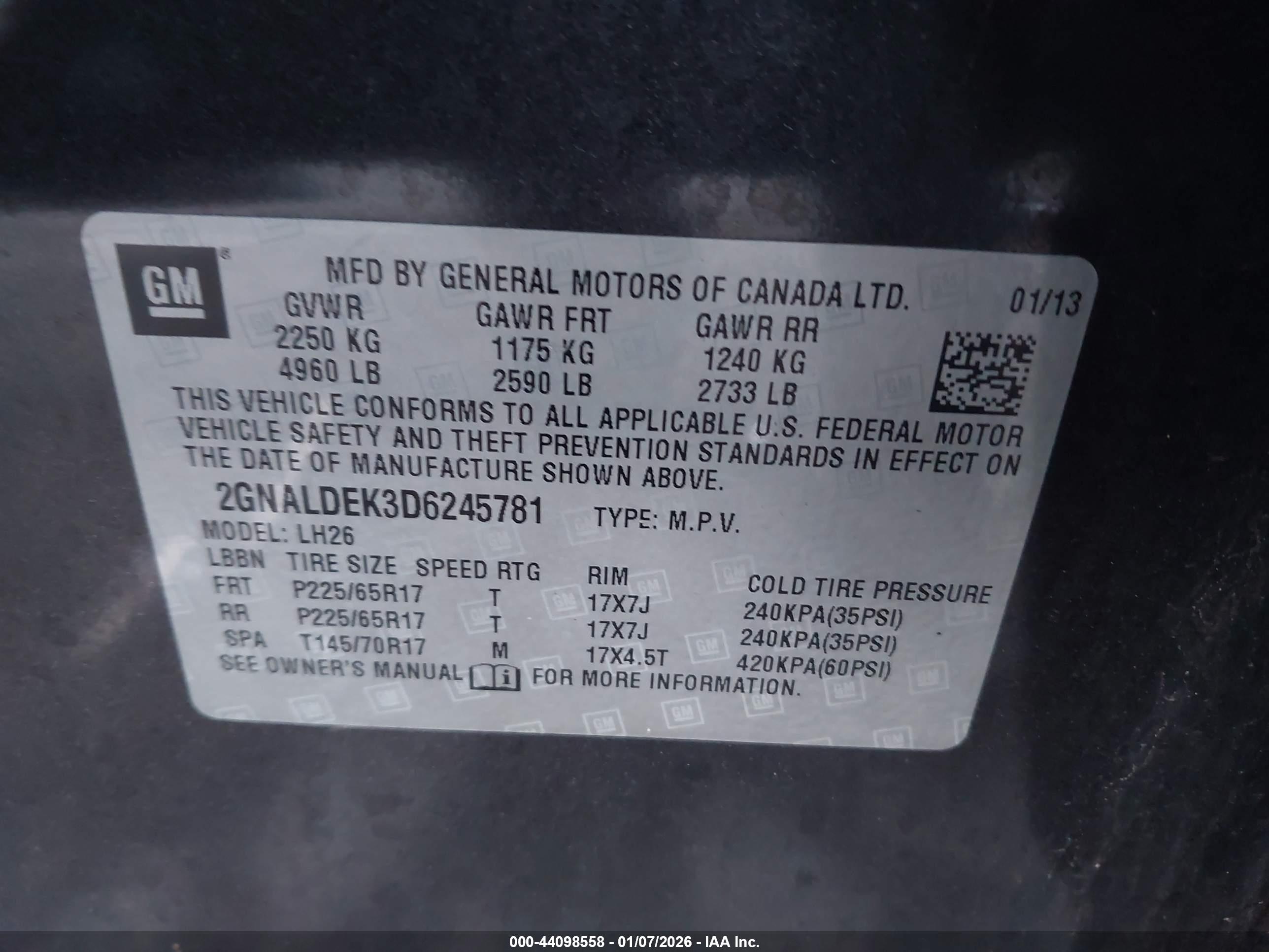 CHEVROLET EQUINOX image 9