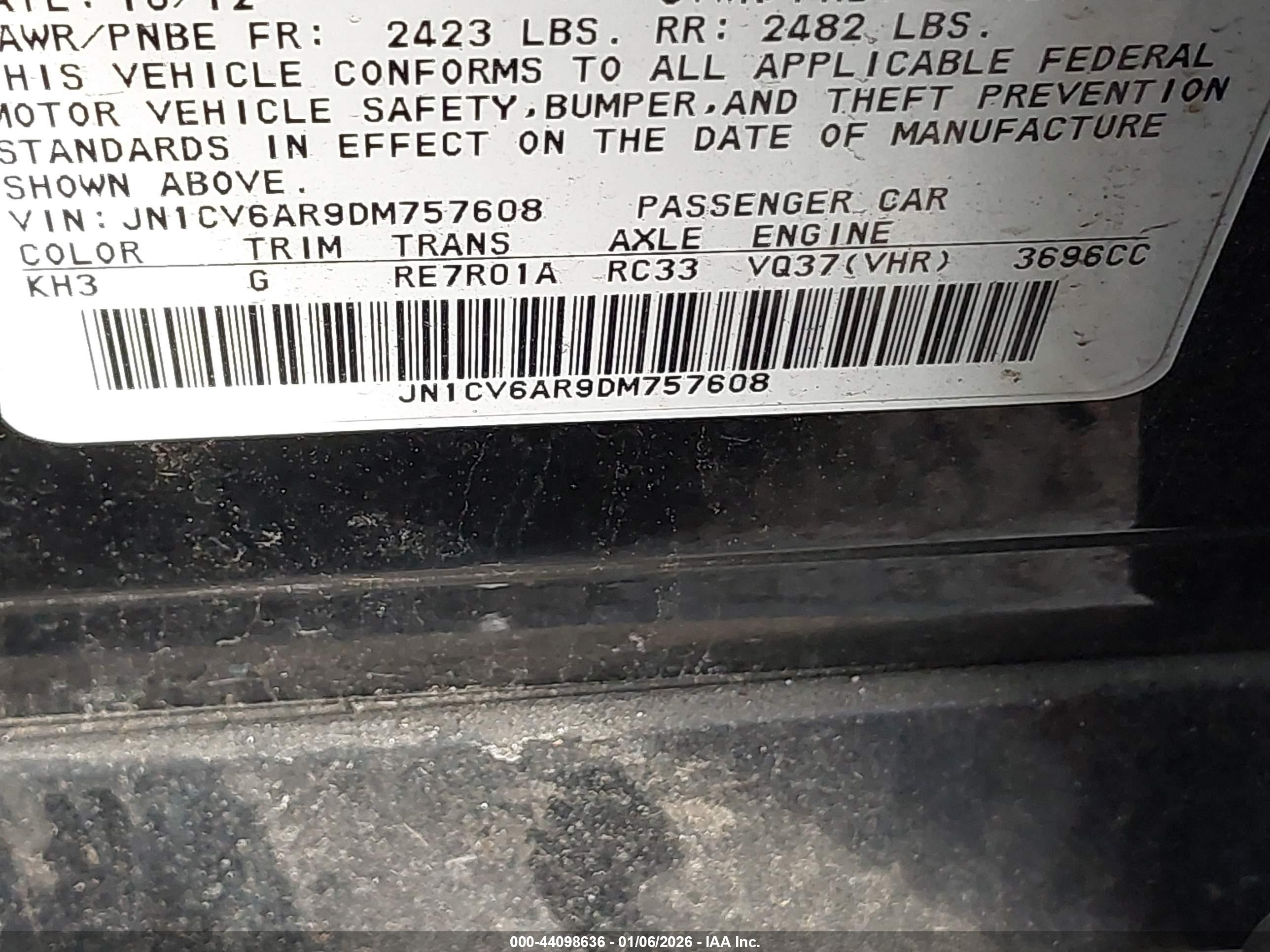 INFINITI G37X image 9